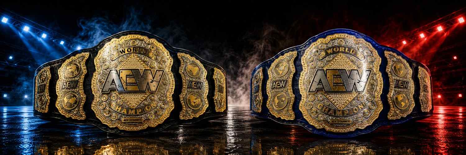 AEW Championship Belts  – Authentic Replica Titles