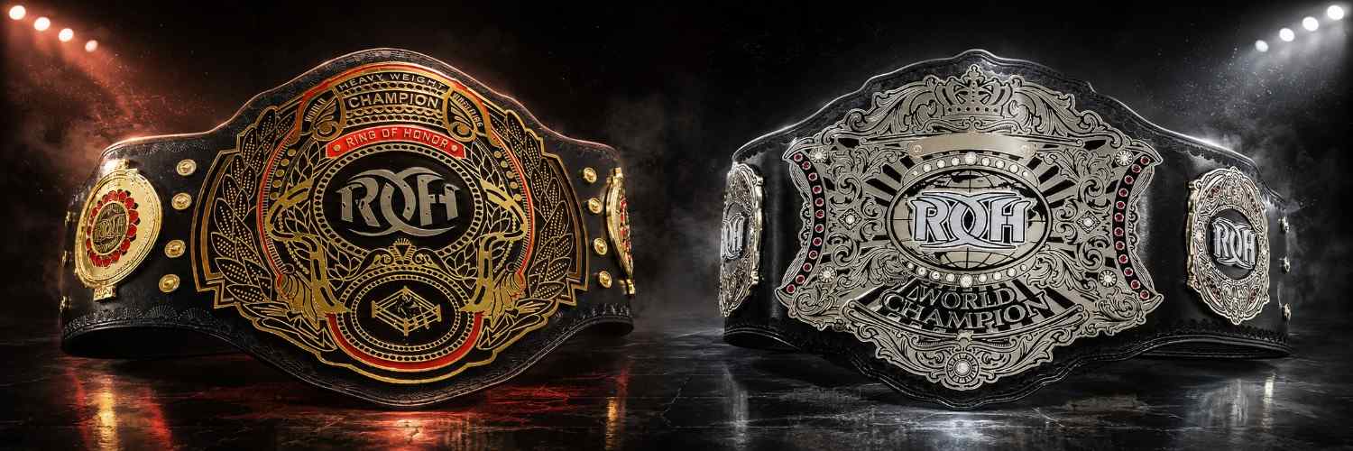 Shop ROH Replica Belts | Premium Wrestling Title Belts