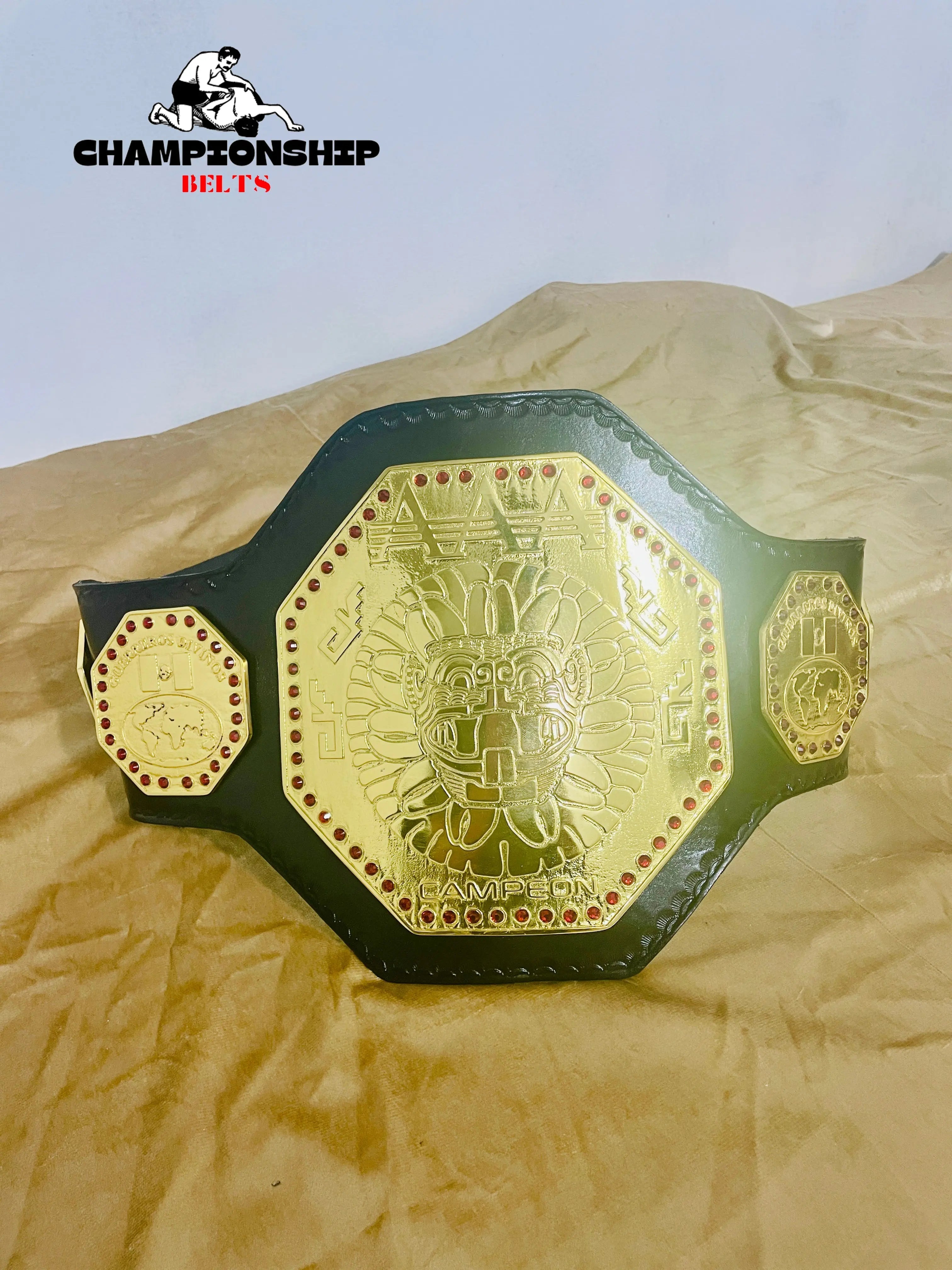 AAA Mega Championship Mexico Wrestling Championship Replica title Belt