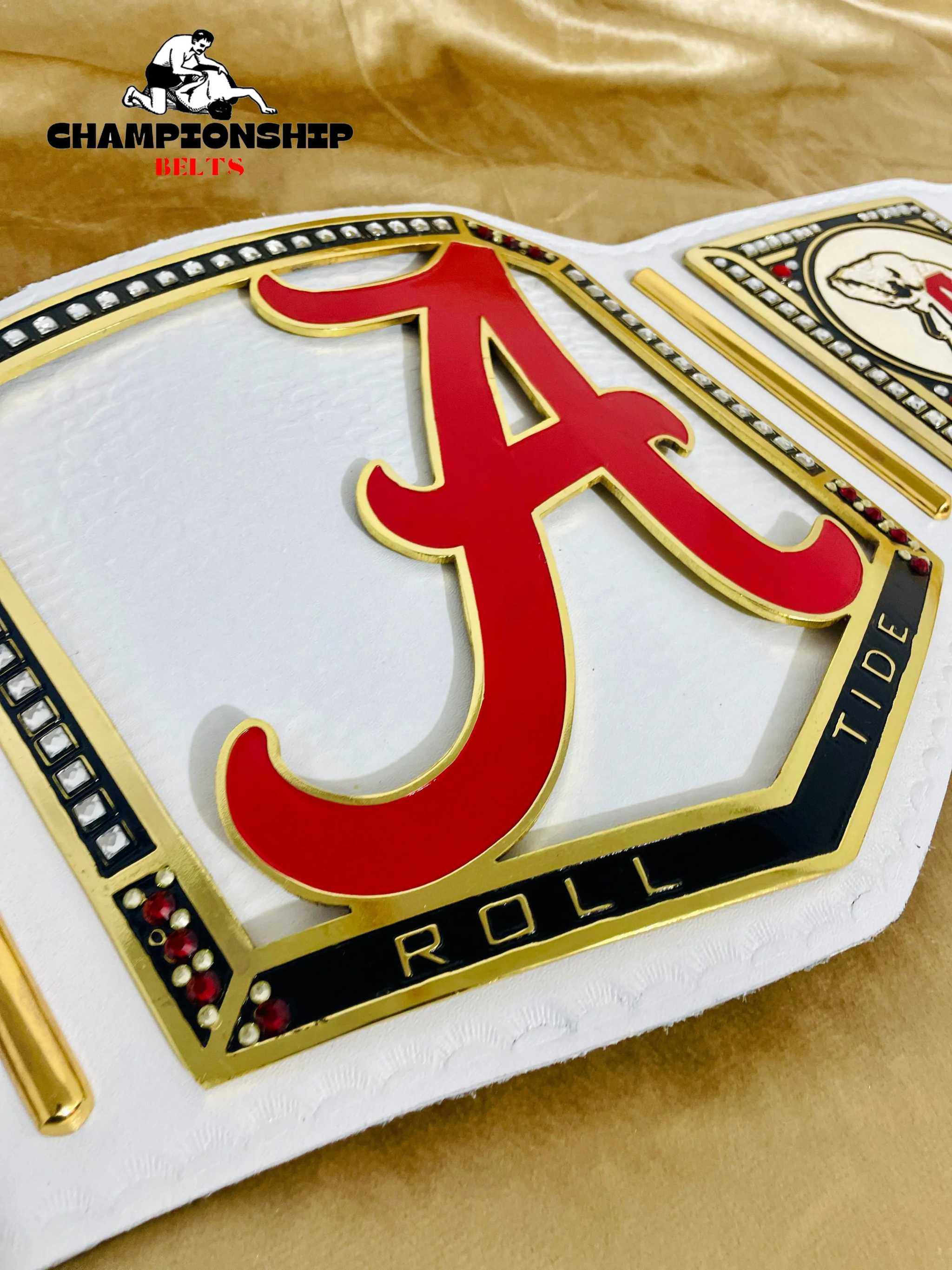 Alabama Crimson Tide WWE Championship Replica Title Belt  ChampionshipbeltUS
