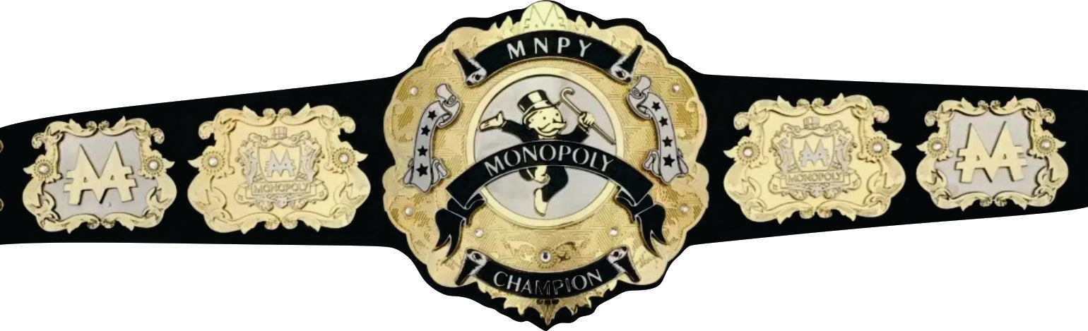 Custom Monopoly Championship Belt