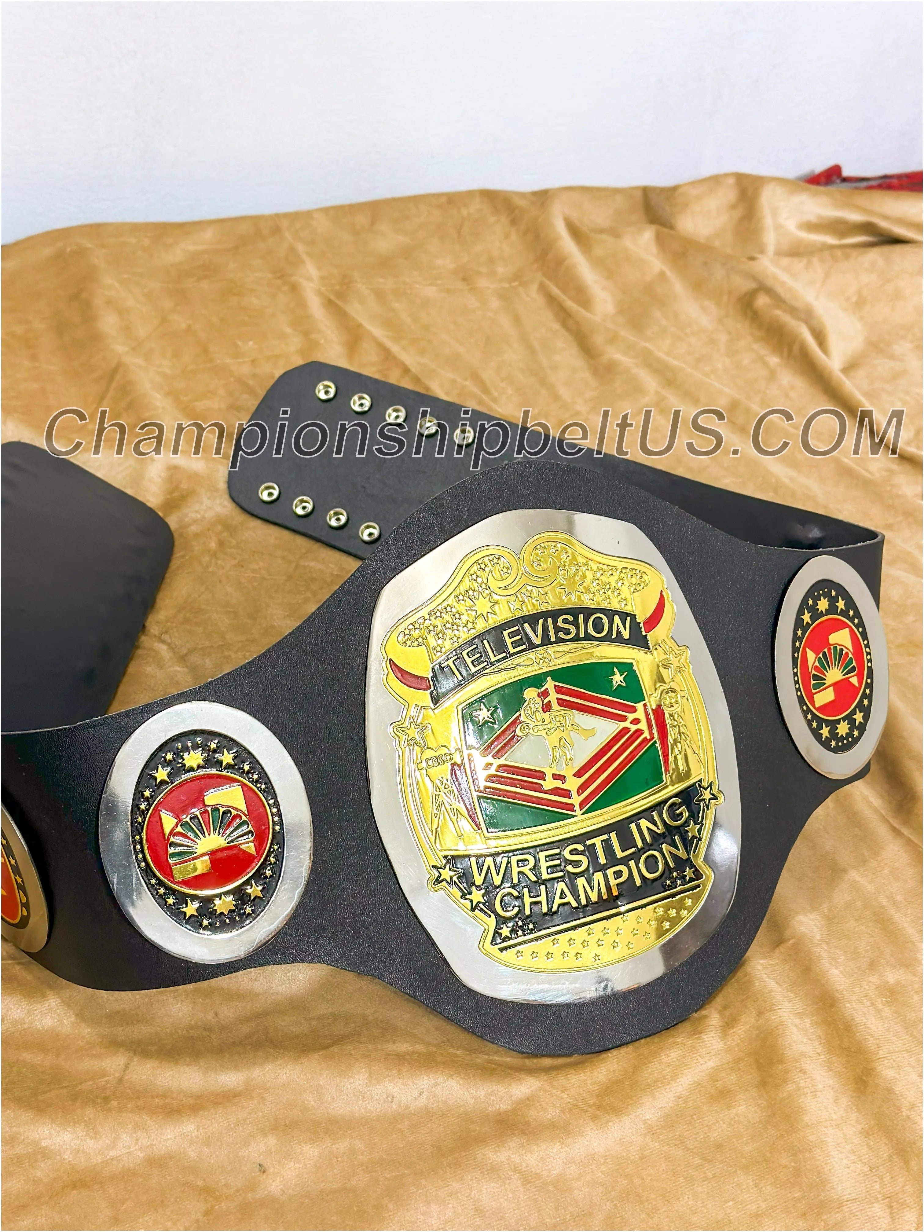 NWA Television Wrestling Champion Replica title Belt ChampionshipBeltUS