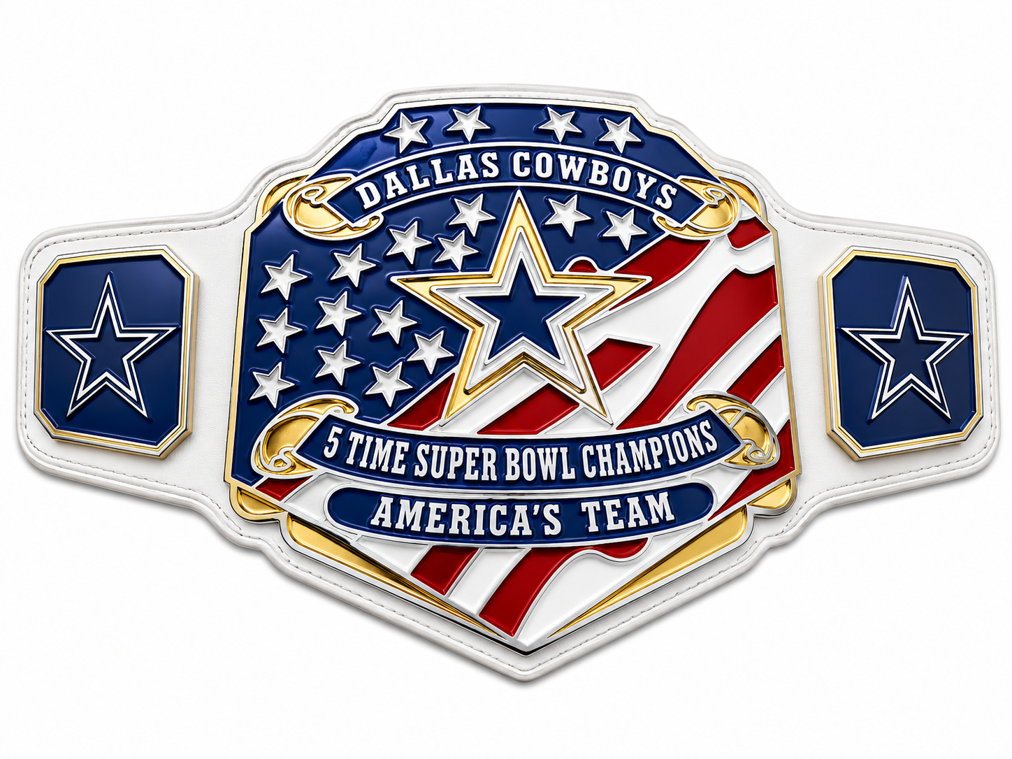 New Customise 5 times Super Bowl Champions Dallas CowBoys Championship belts