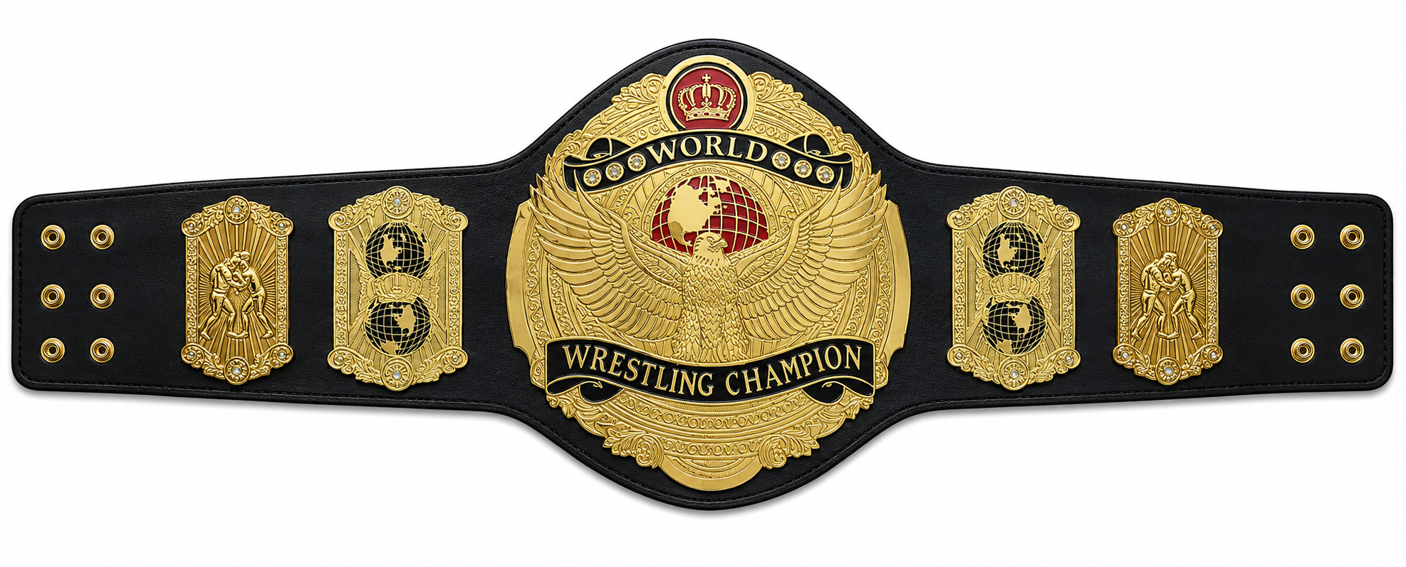 Customized World Heavyweight Wrestling Championship Replica Belt Title Brass