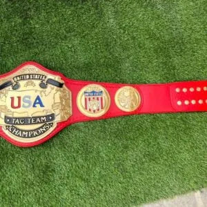 NWA USA Tag Team Championship Belt  CNC Detailed 24K Gold Plated Replica
