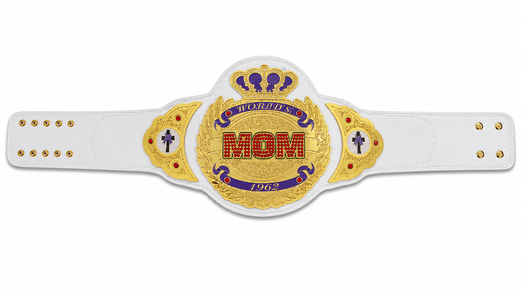 Mom Custom Championship Title Belt Brass Plated Best Gift For Mom