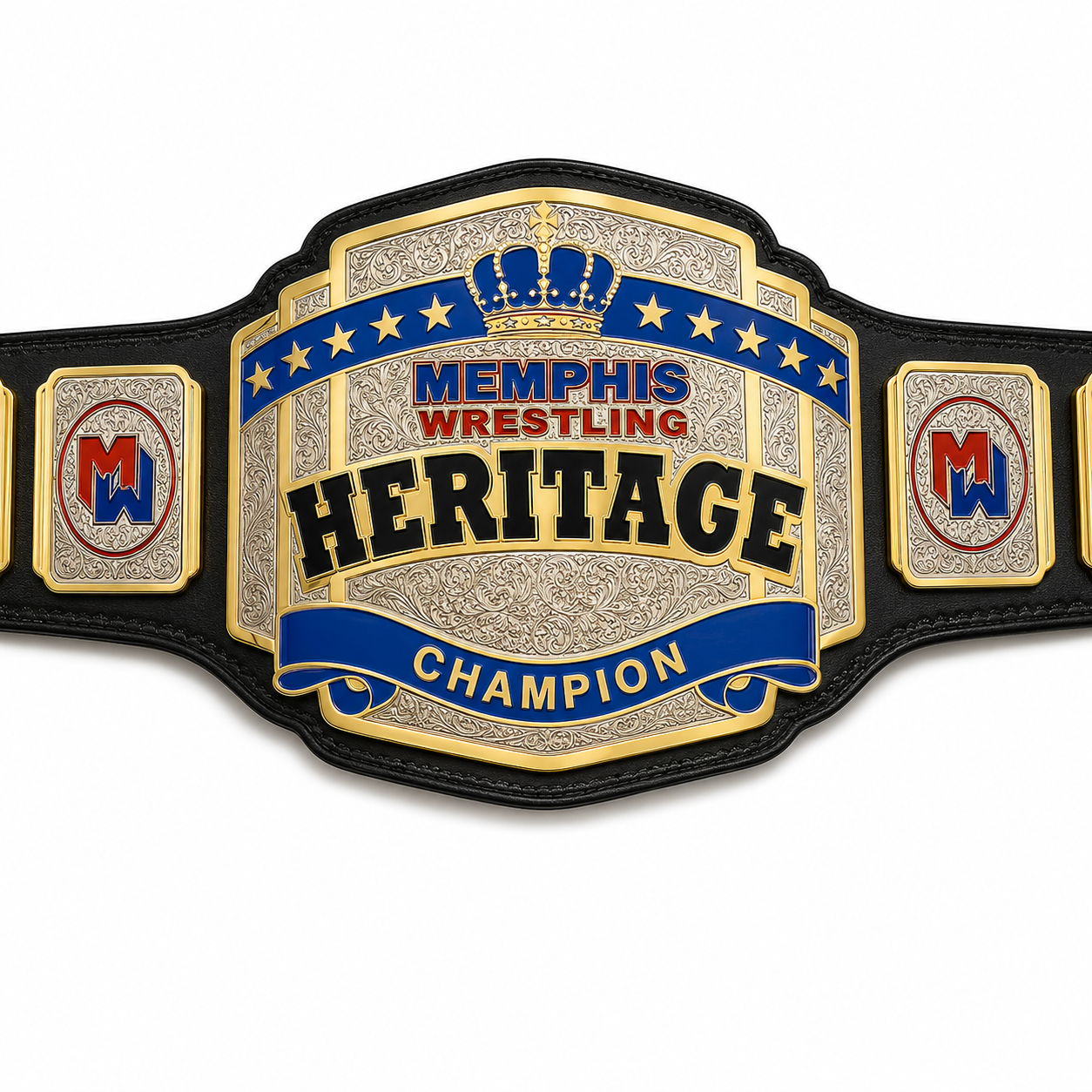 Memphis HERTAGE Championship Belt 2mm  4mm zinc plate
