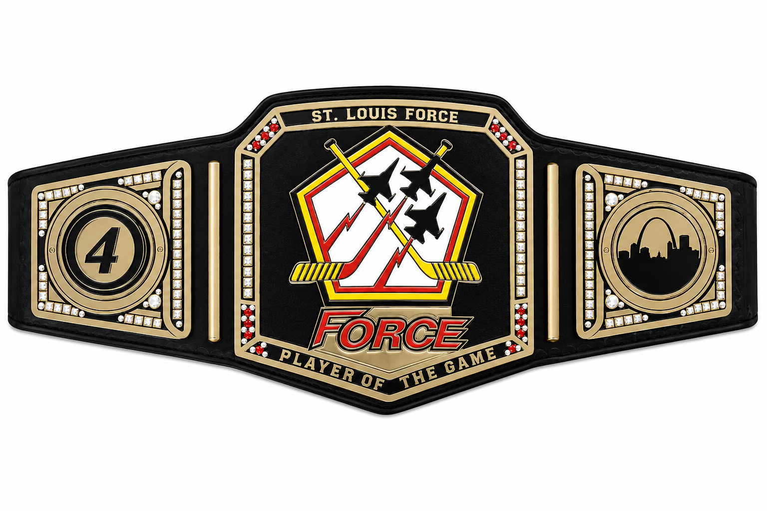 Custom SL Force Belt Create Championship Title With Your Design in Brasszinc