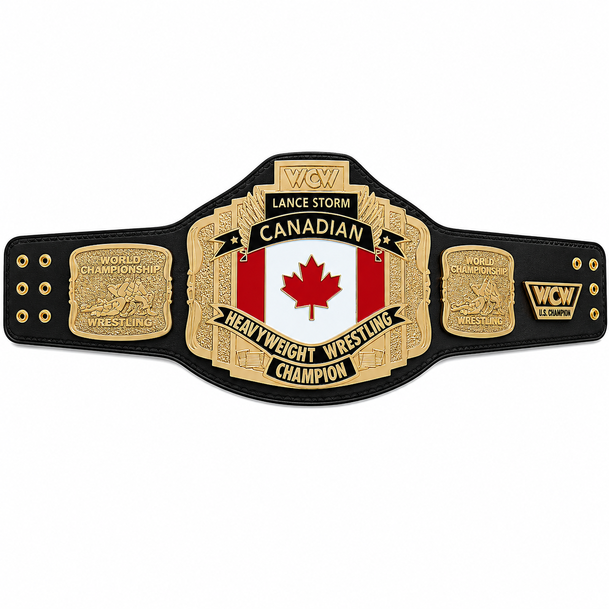 New Lance Storm Canadian World Heavyweight Wrestling Champion Belt Replica