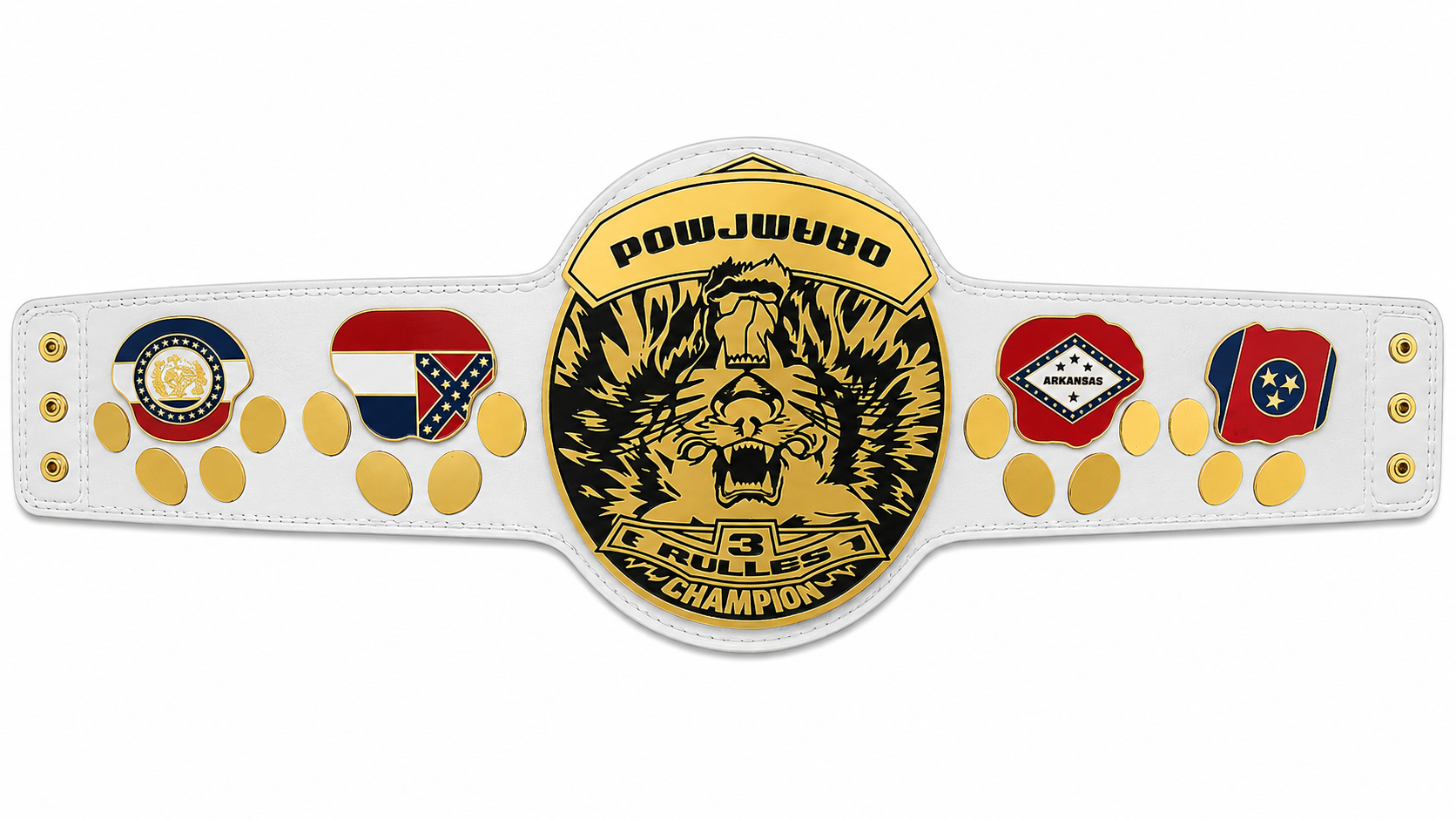 Legends Custom Wrestling Championship Title Belt Adult Size Brass Plated