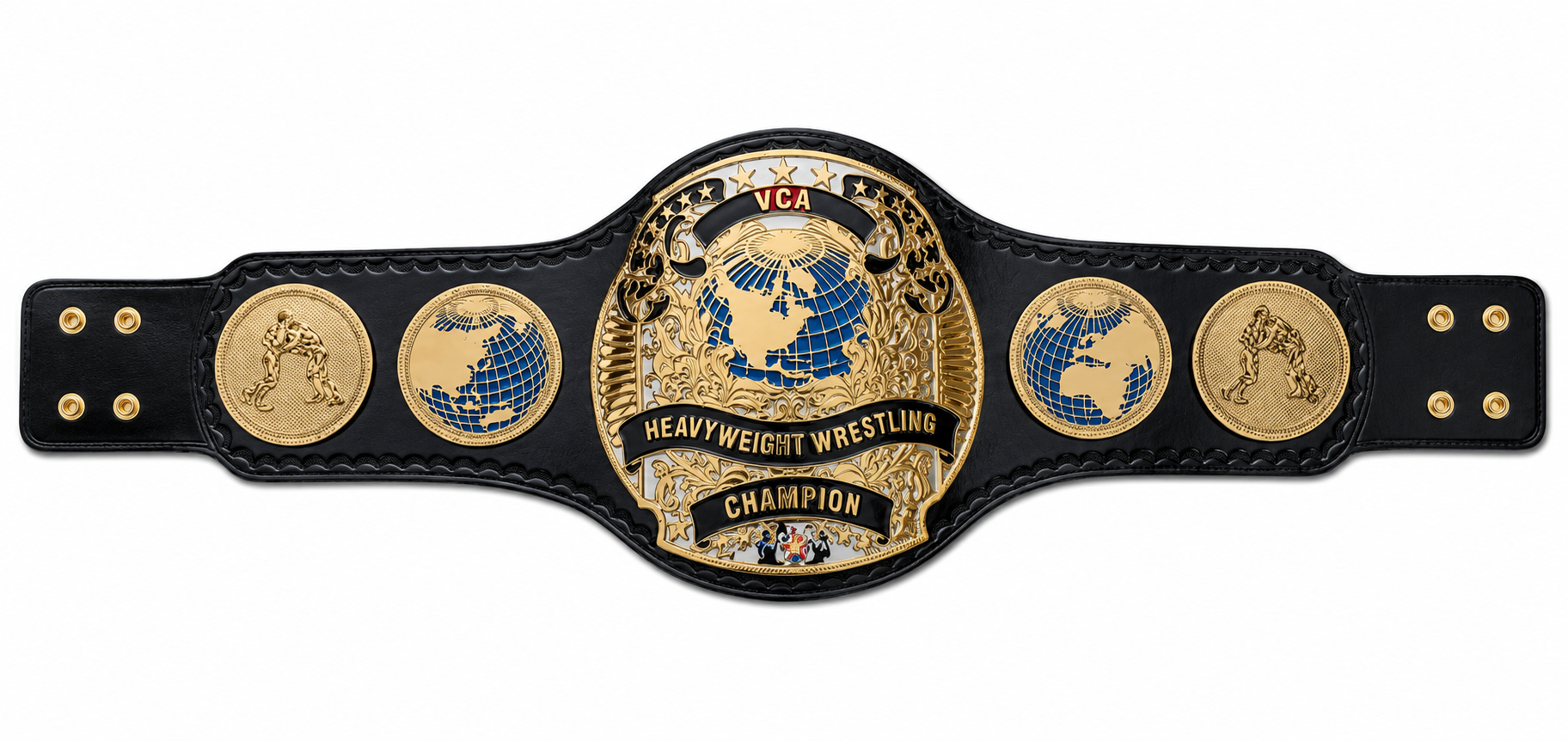 Customized World Heavyweight Wrestling Championship Title Belt