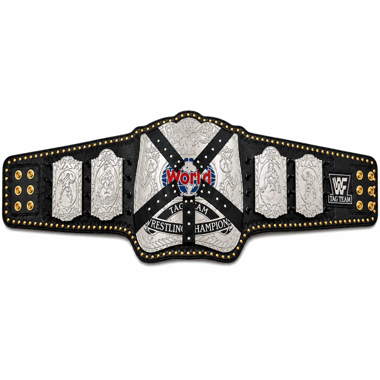 Demolition World Tag Team Wrestling Championship 4MM Belt Adult Size Replica