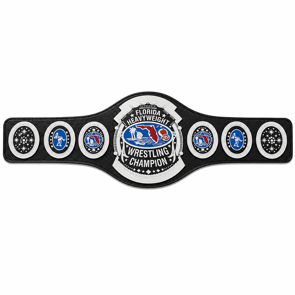 80s Florida Heavyweight Wrestling Championship Belt 2mm