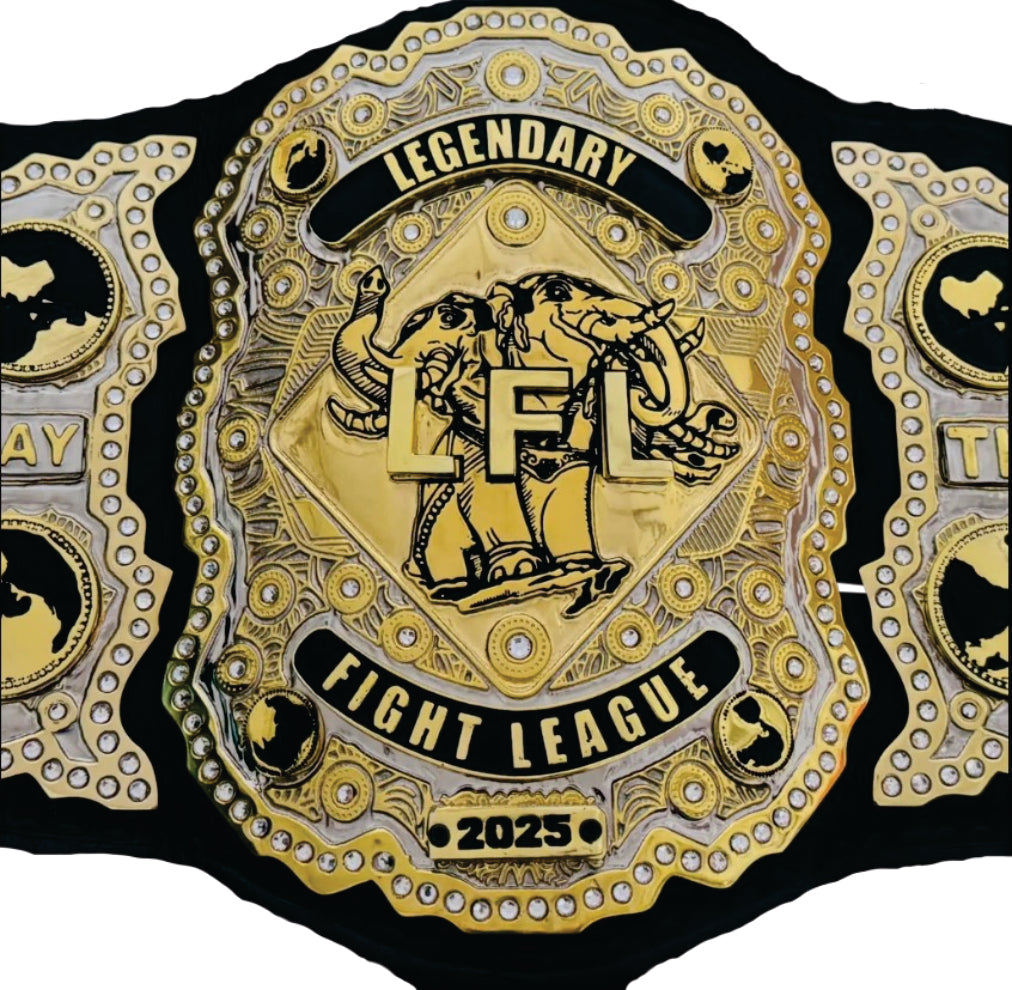 LFL Legendary Fight League 2025 Muay Thai Championship Belts