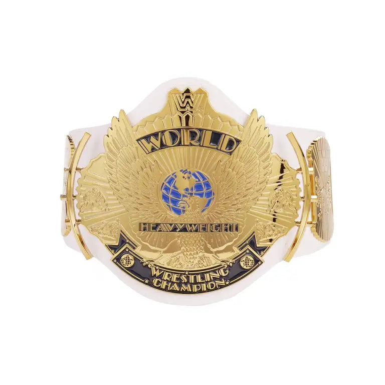 White WWE Winged Eagle Championship Replica Title Belt