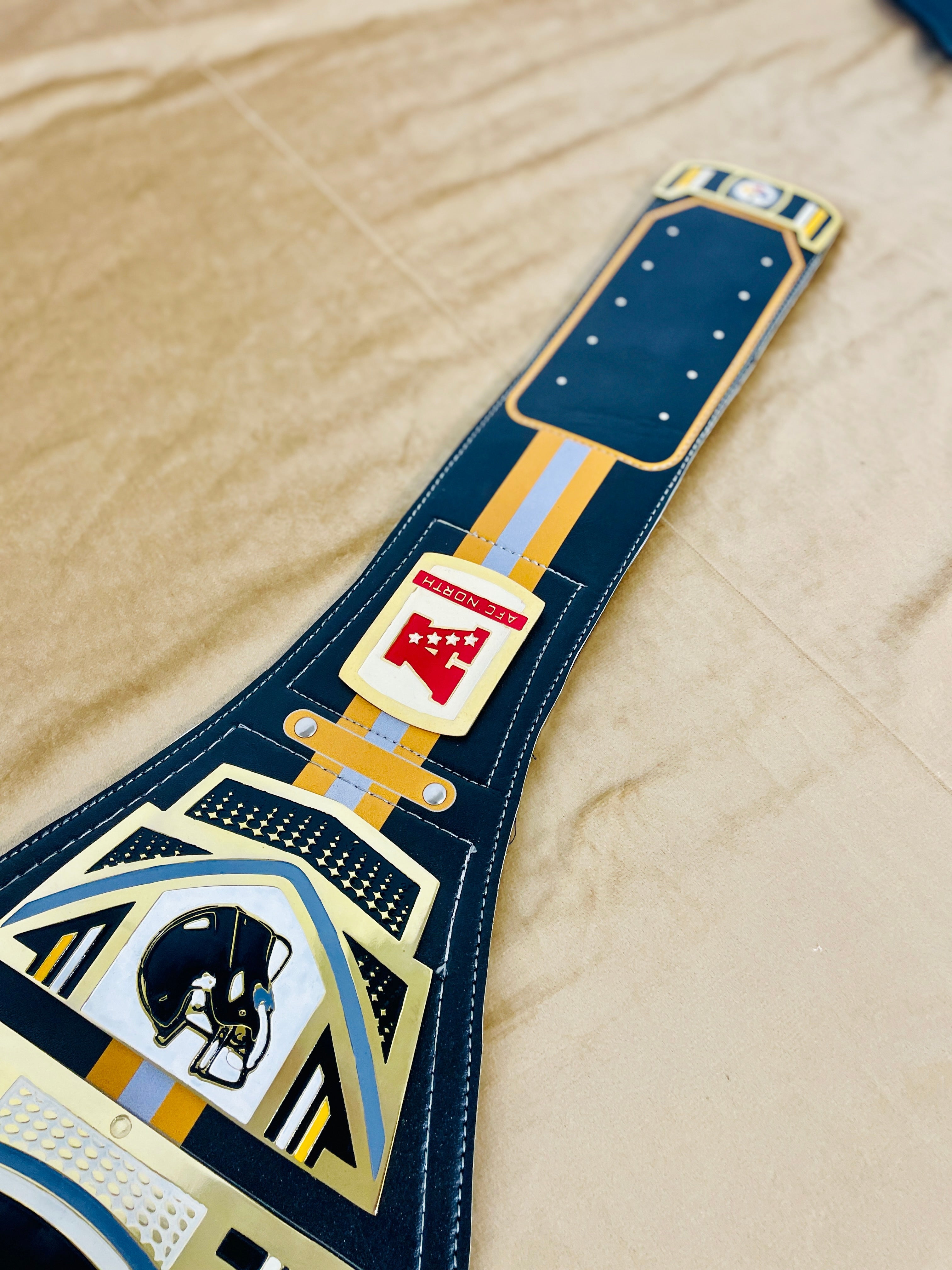 Pittsburgh Steelers Legacy Replica Wrestling Title Belt