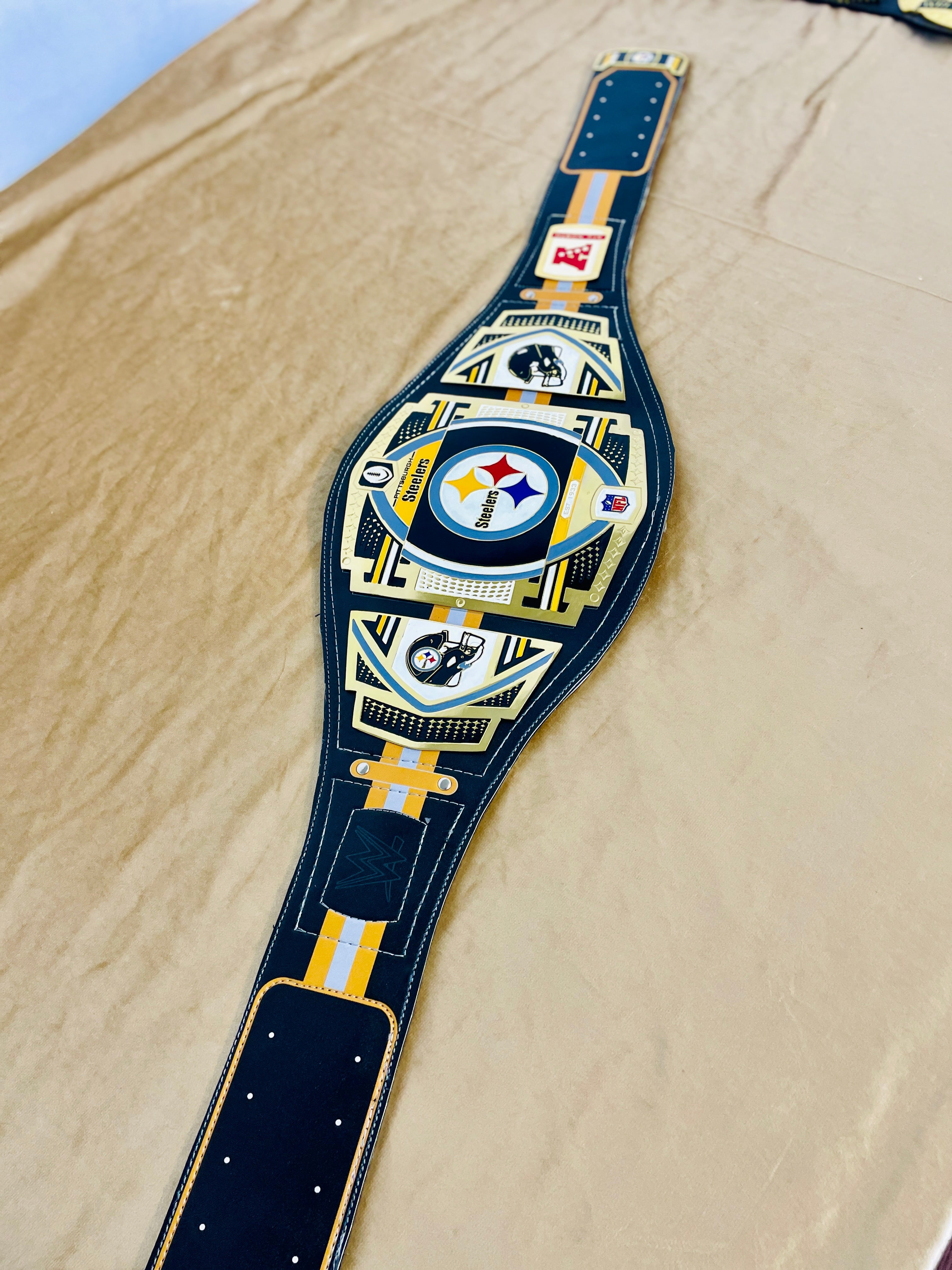 Pittsburgh Steelers Legacy Replica Wrestling Title Belt