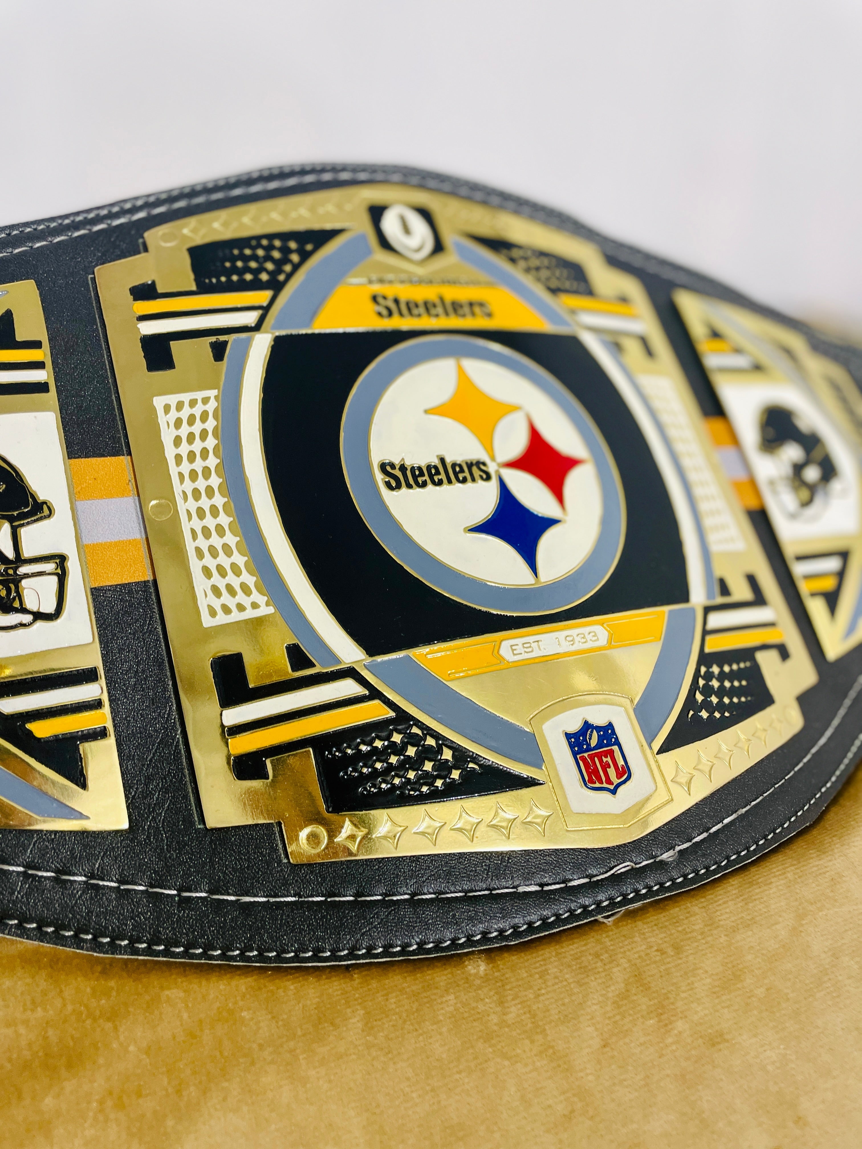 Pittsburgh Steelers Legacy Replica Wrestling Title Belt