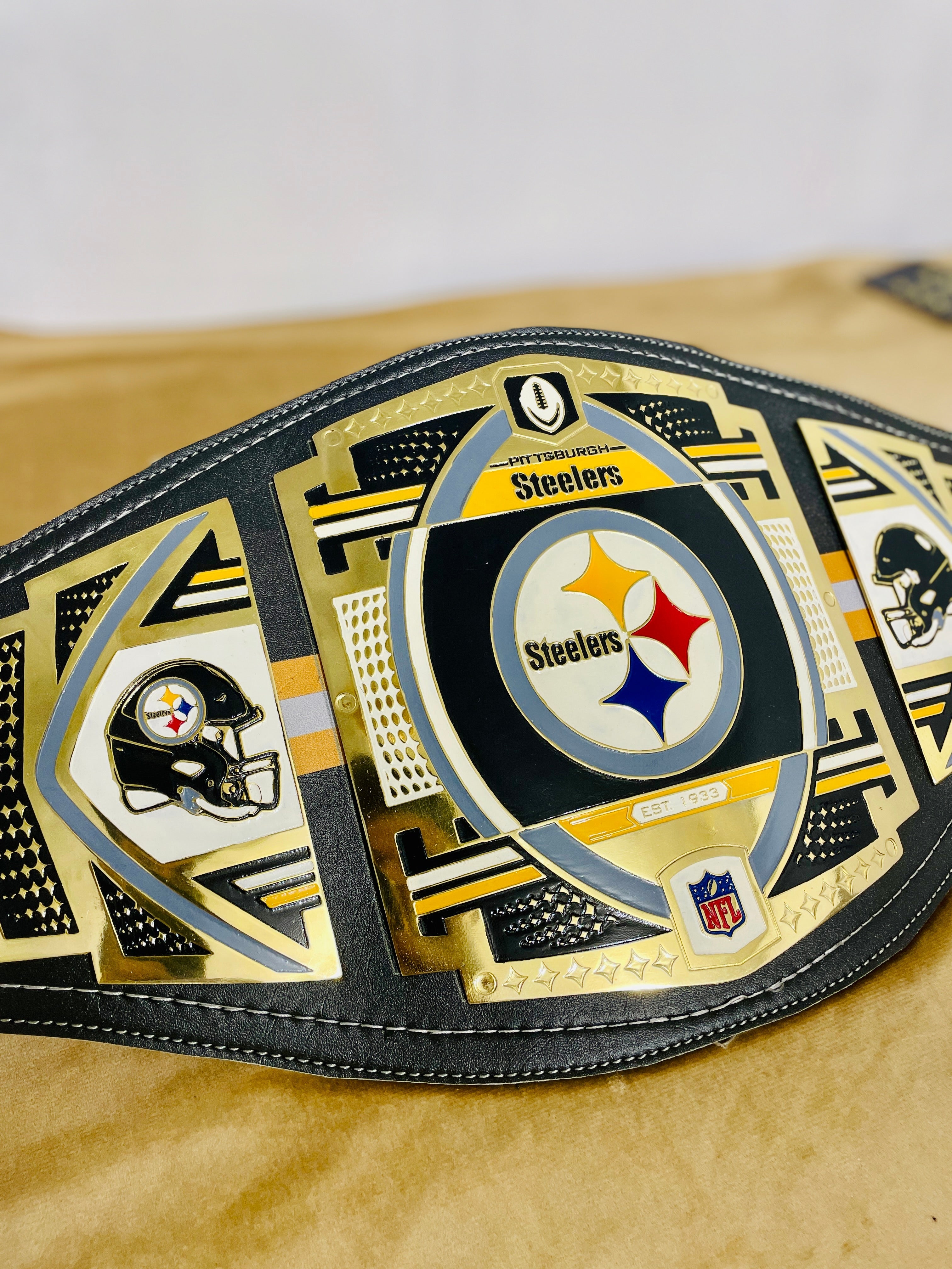 Pittsburgh Steelers Legacy Replica Wrestling Title Belt