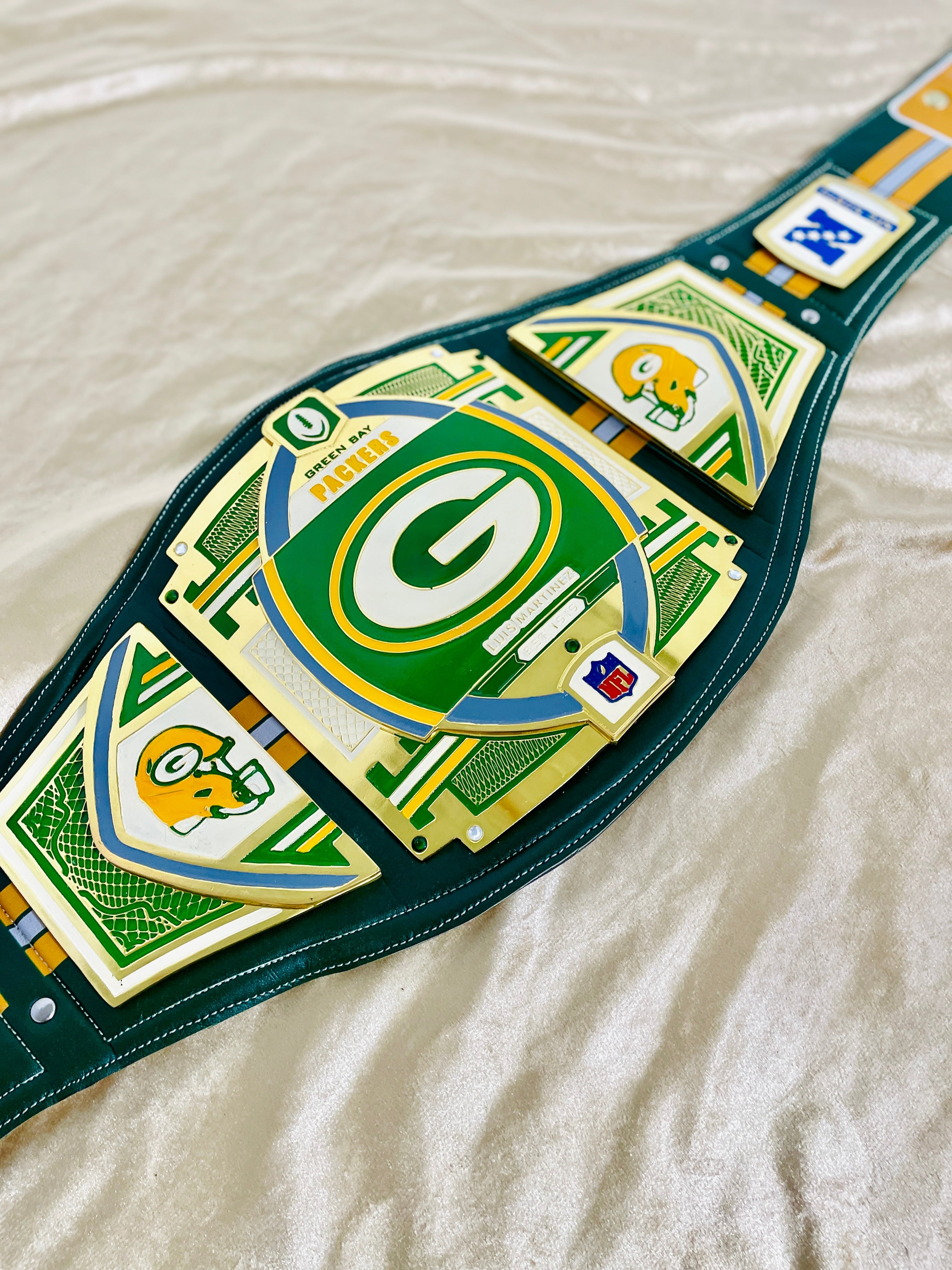 Green Bay Packers Legacy Replica Wrestling Title Belt