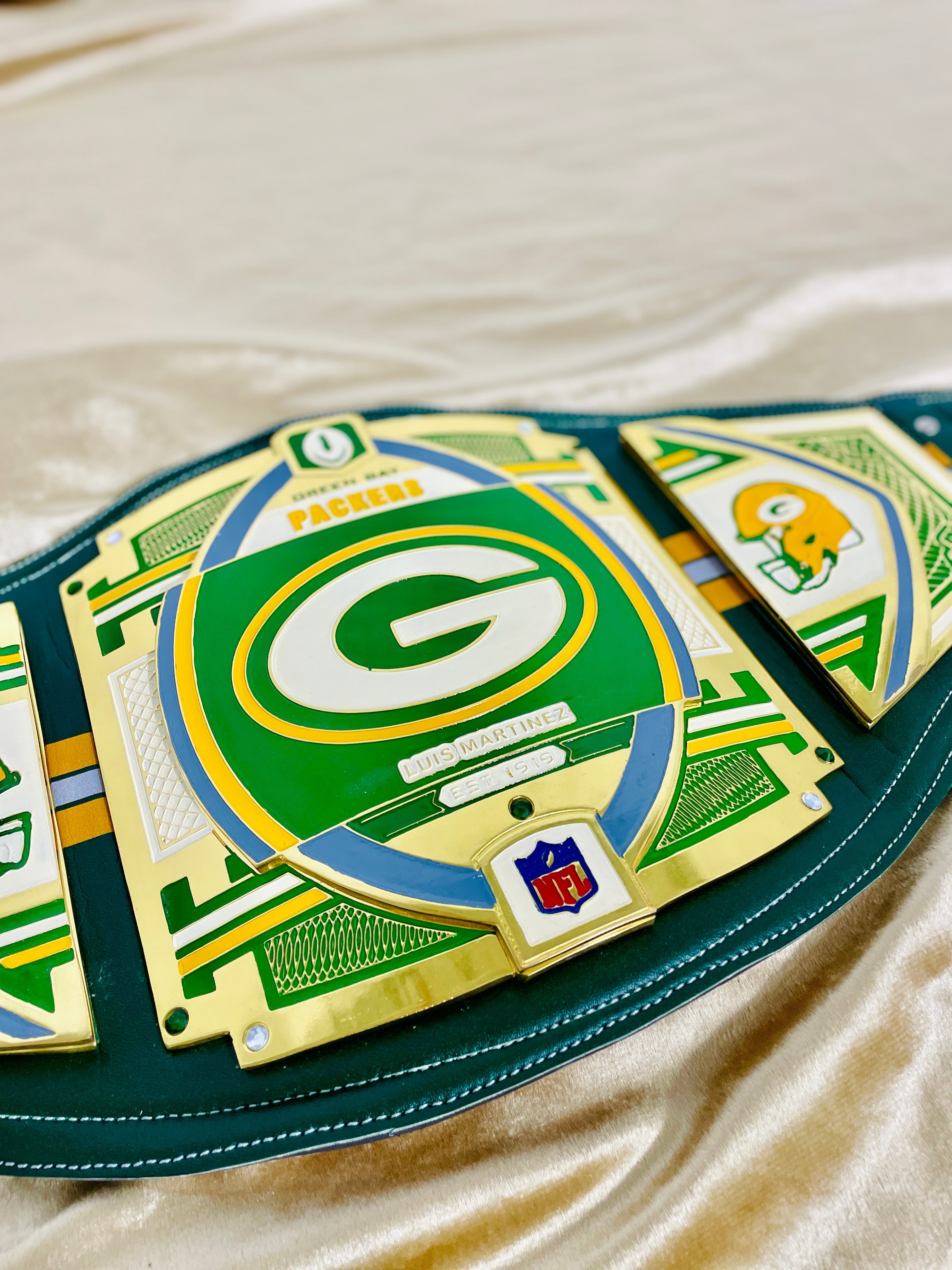 Green Bay Packers Legacy Replica Wrestling Title Belt
