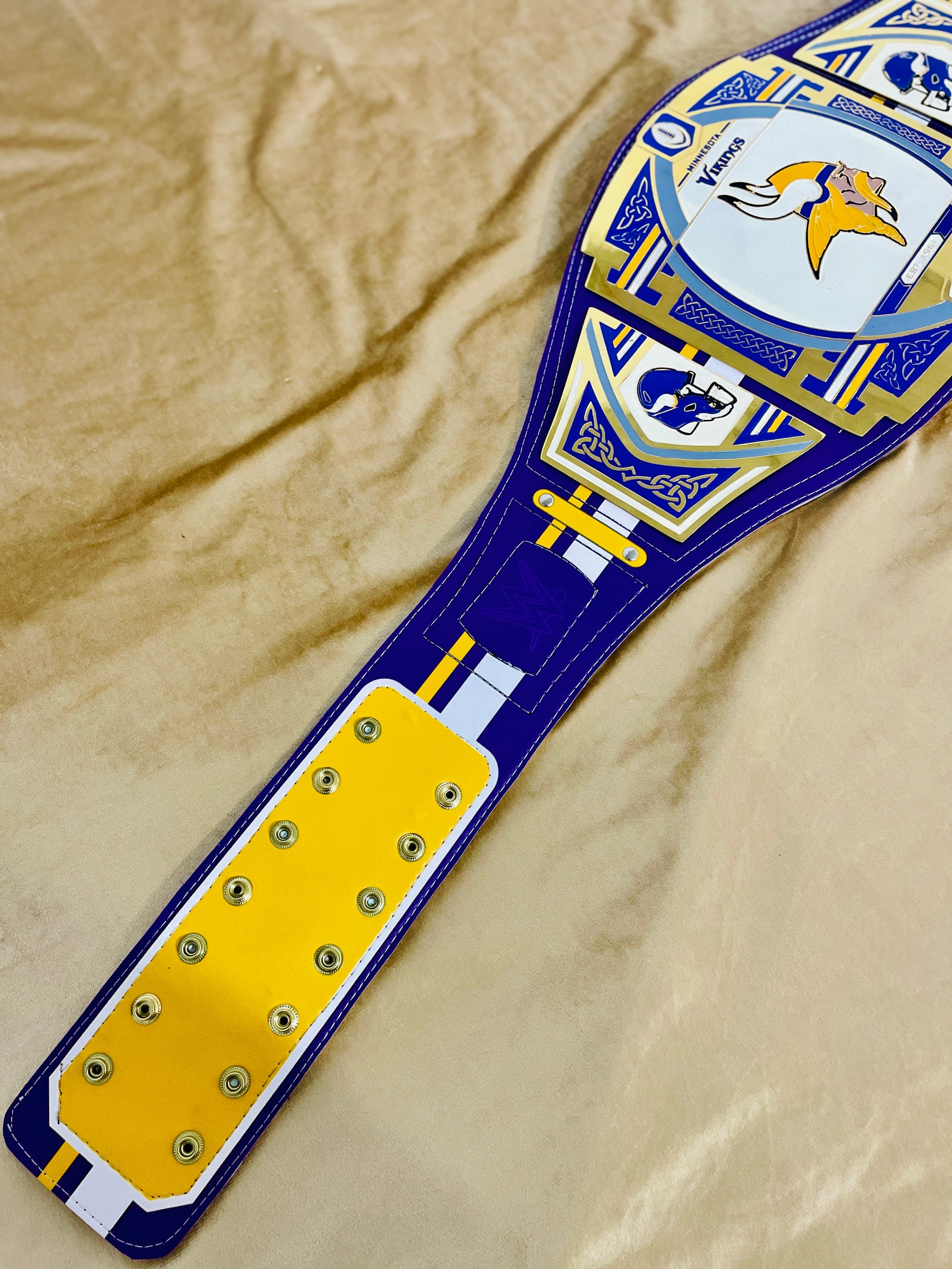 Minnesota Vikings Legacy Replica Wrestling Title Belt