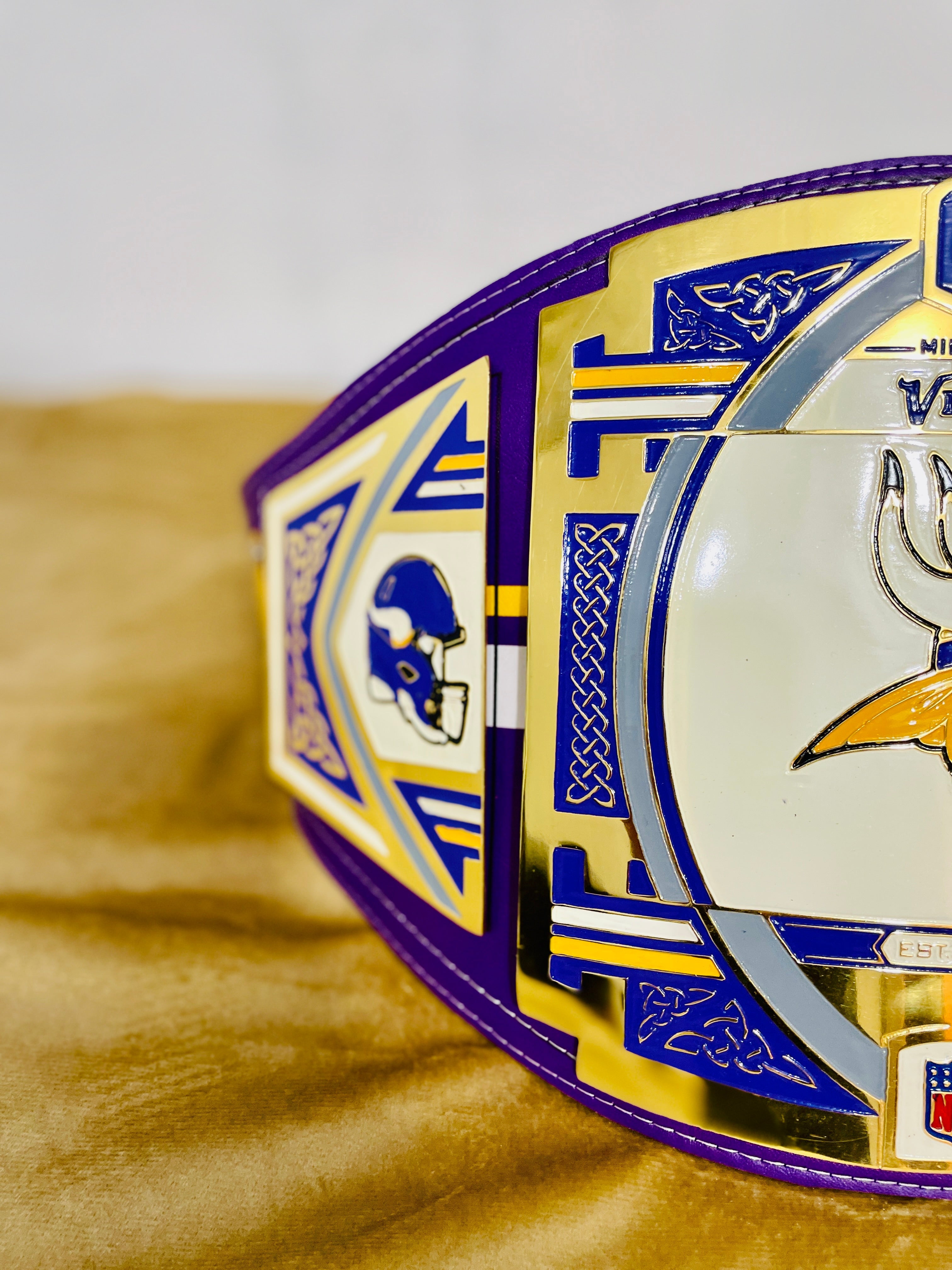 Minnesota Vikings Legacy Replica Wrestling Title Belt