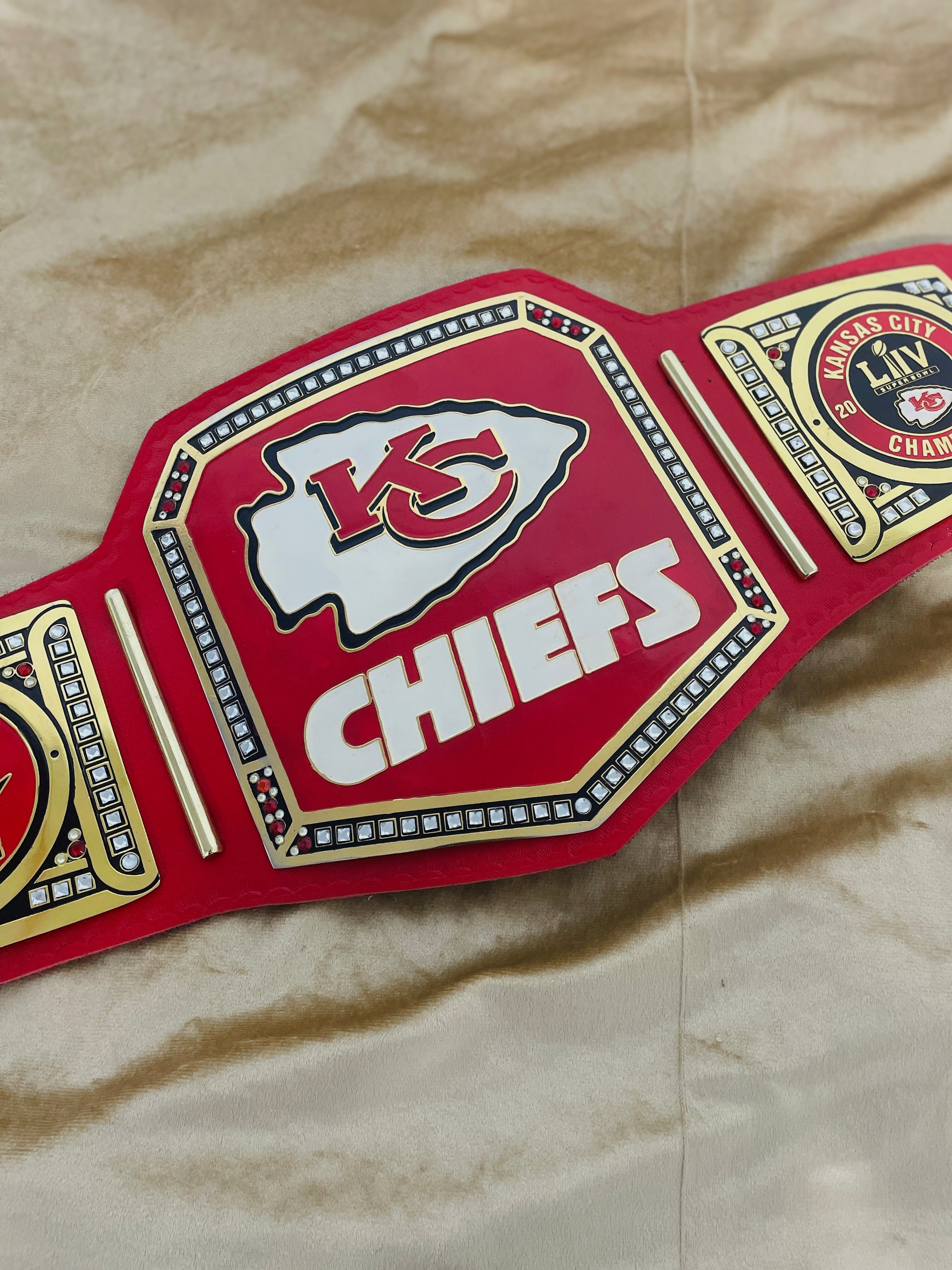 kansas city chiefs championship belt Legacy Replica Wrestling Title Belt