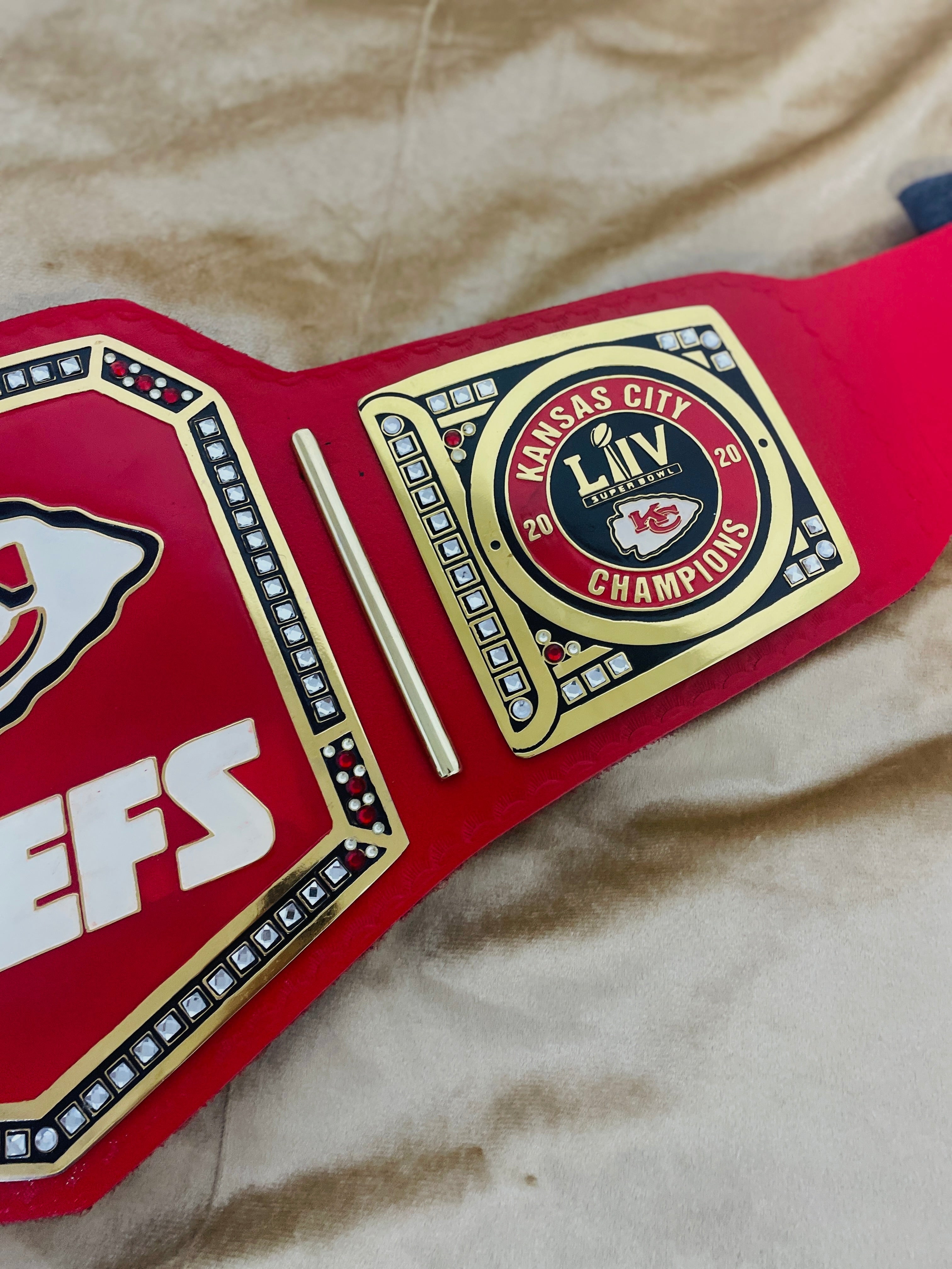 kansas city chiefs championship belt Legacy Replica Wrestling Title Belt