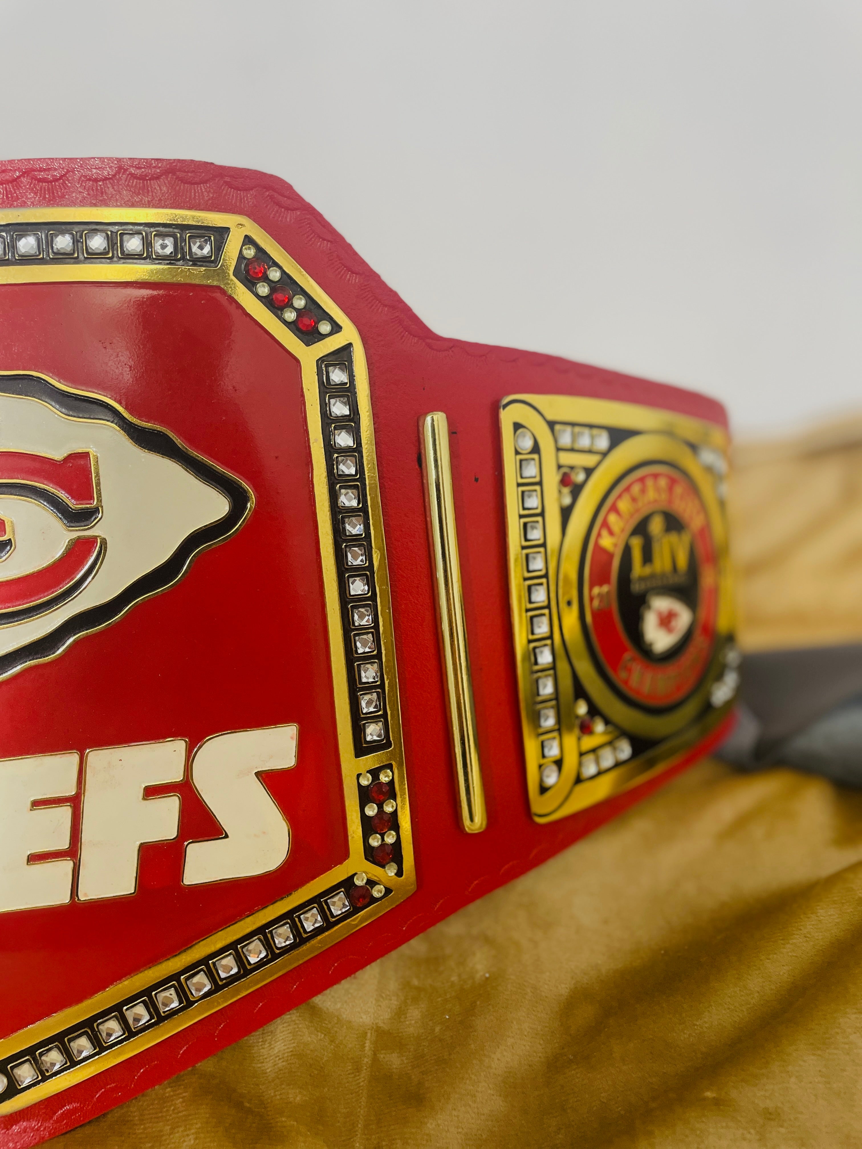 kansas city chiefs championship belt Legacy Replica Wrestling Title Belt