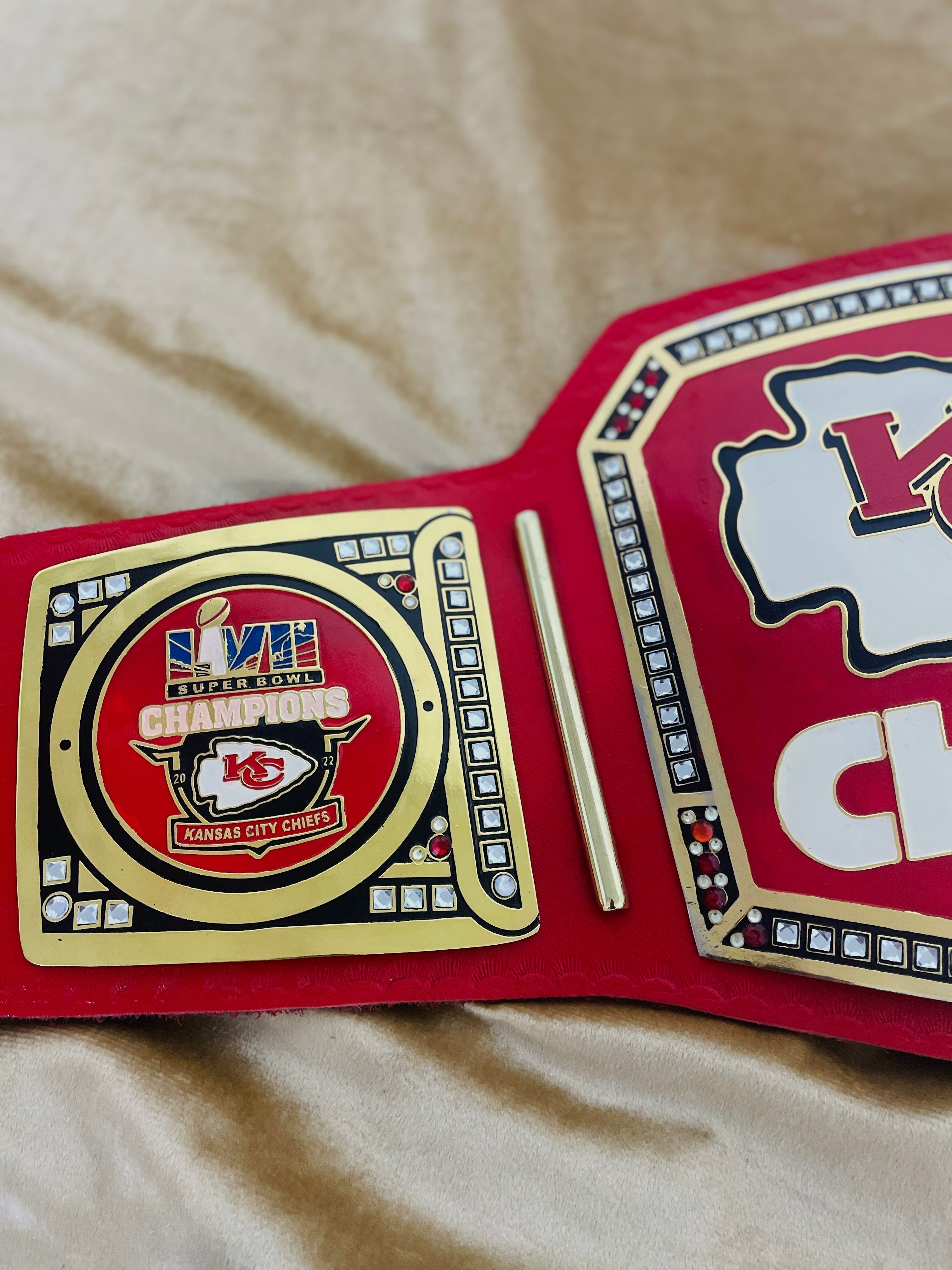 kansas city chiefs championship belt Legacy Replica Wrestling Title Belt