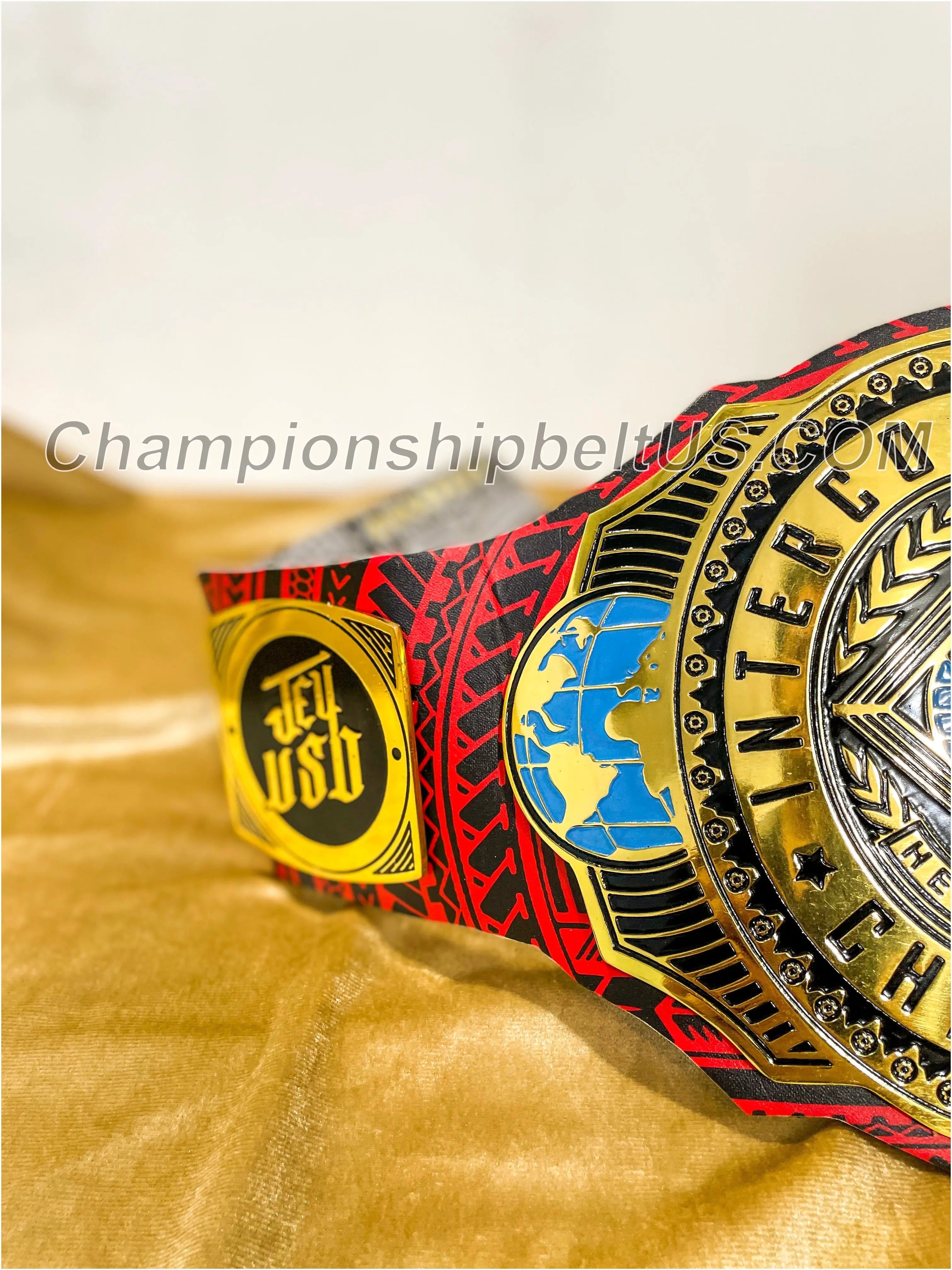 Jay Uso WWE Intercontinental Championship Replica Title Belt