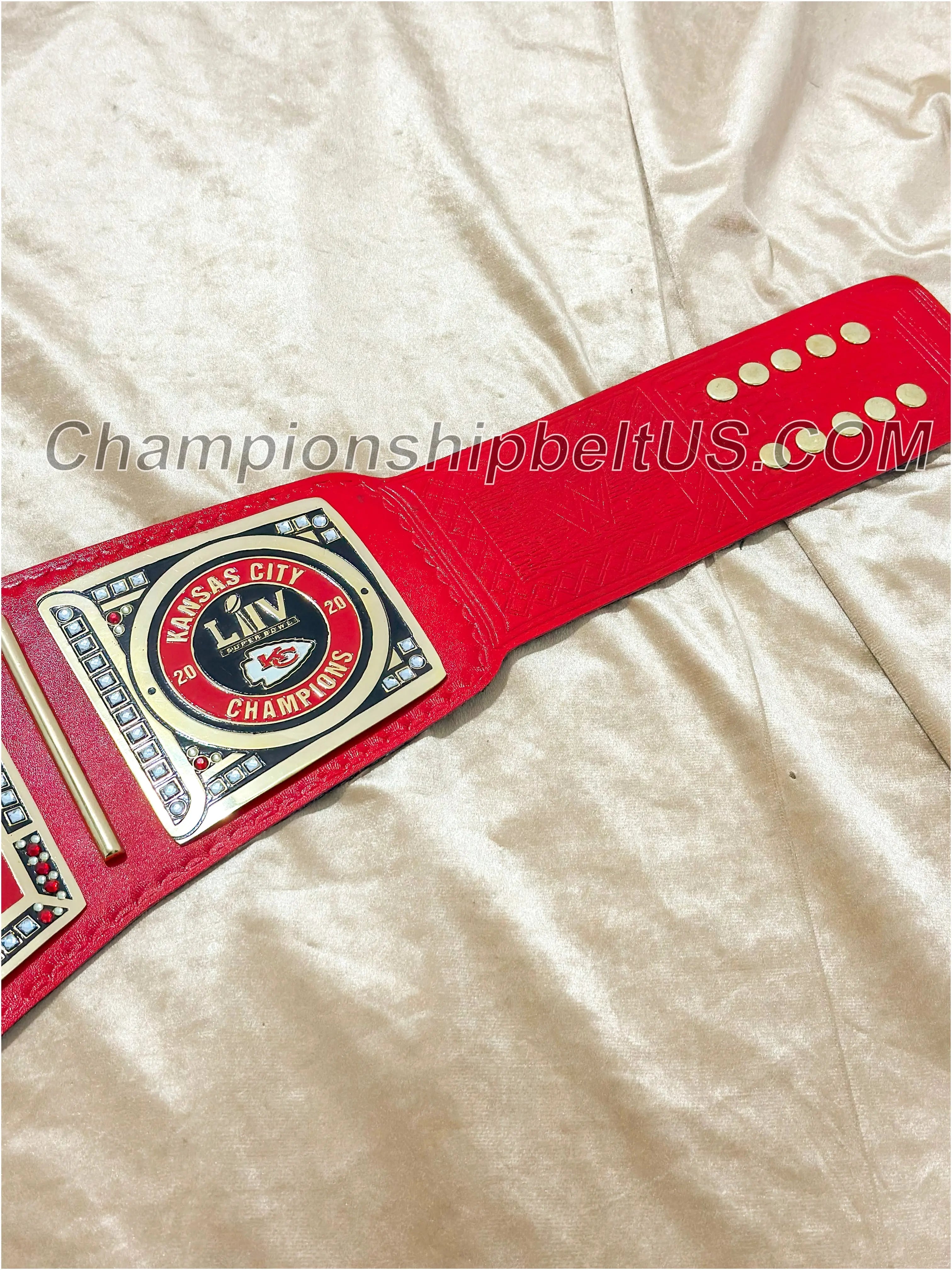 Kansas City Chiefs Super Bowl Championship Replica Title Belt