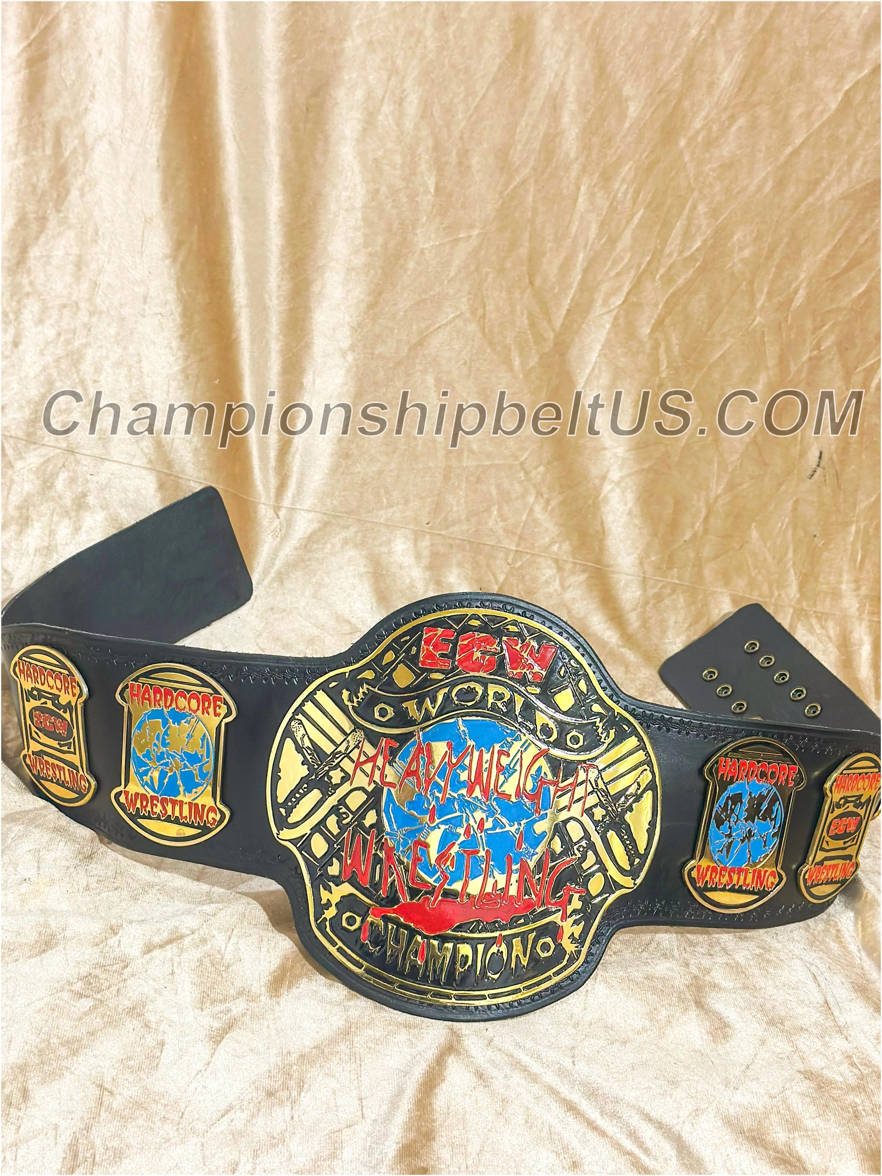Hardcore World Heavyweight Championship Replica Wrestling Belt
