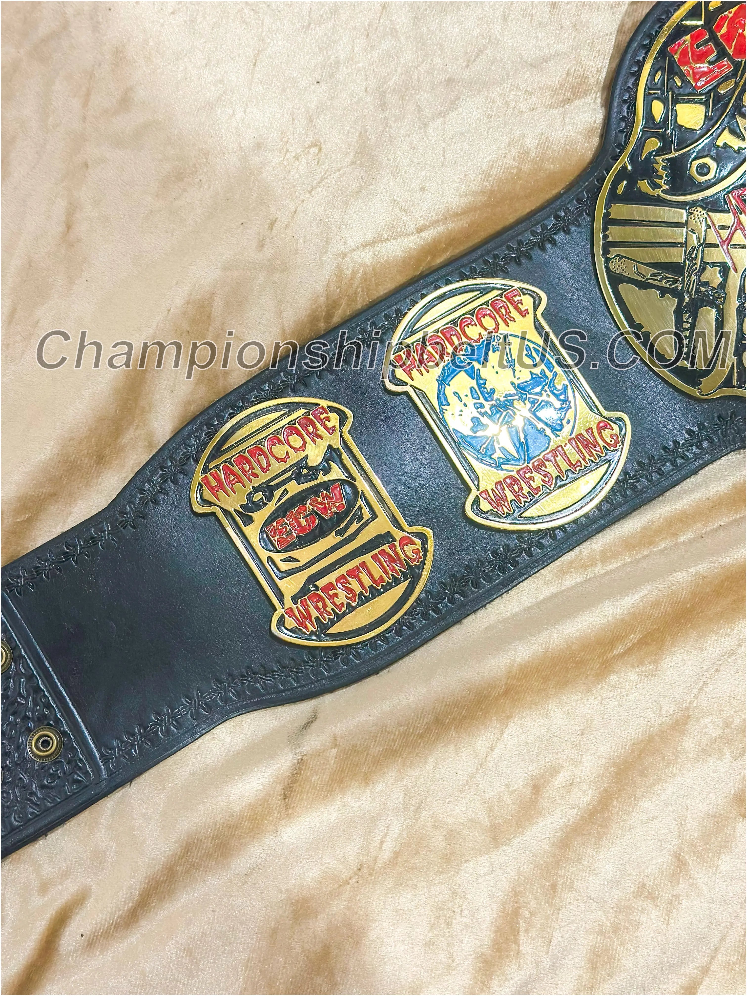 Hardcore World Heavyweight Championship Replica Wrestling Belt