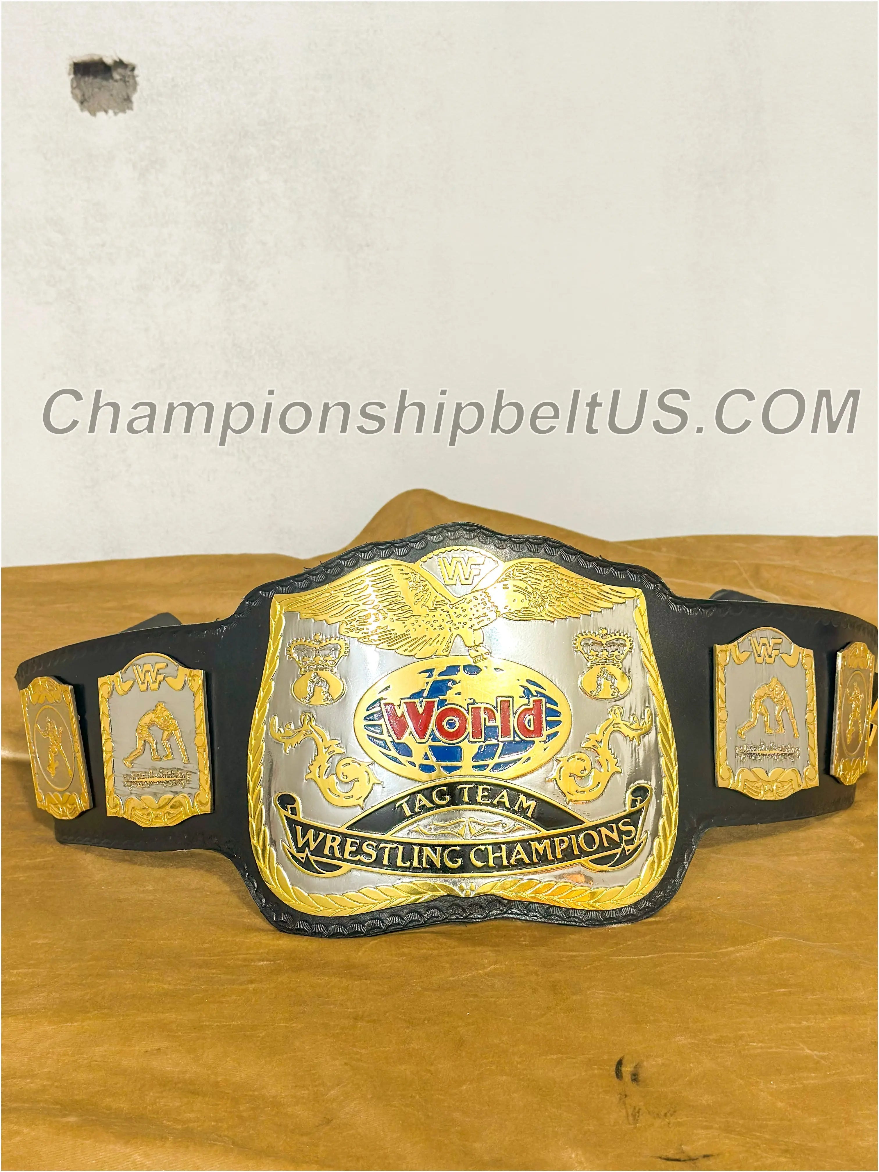 World Tag Team Wrestling Champion WWF Replica Title Belt ChampionshipBeltUS