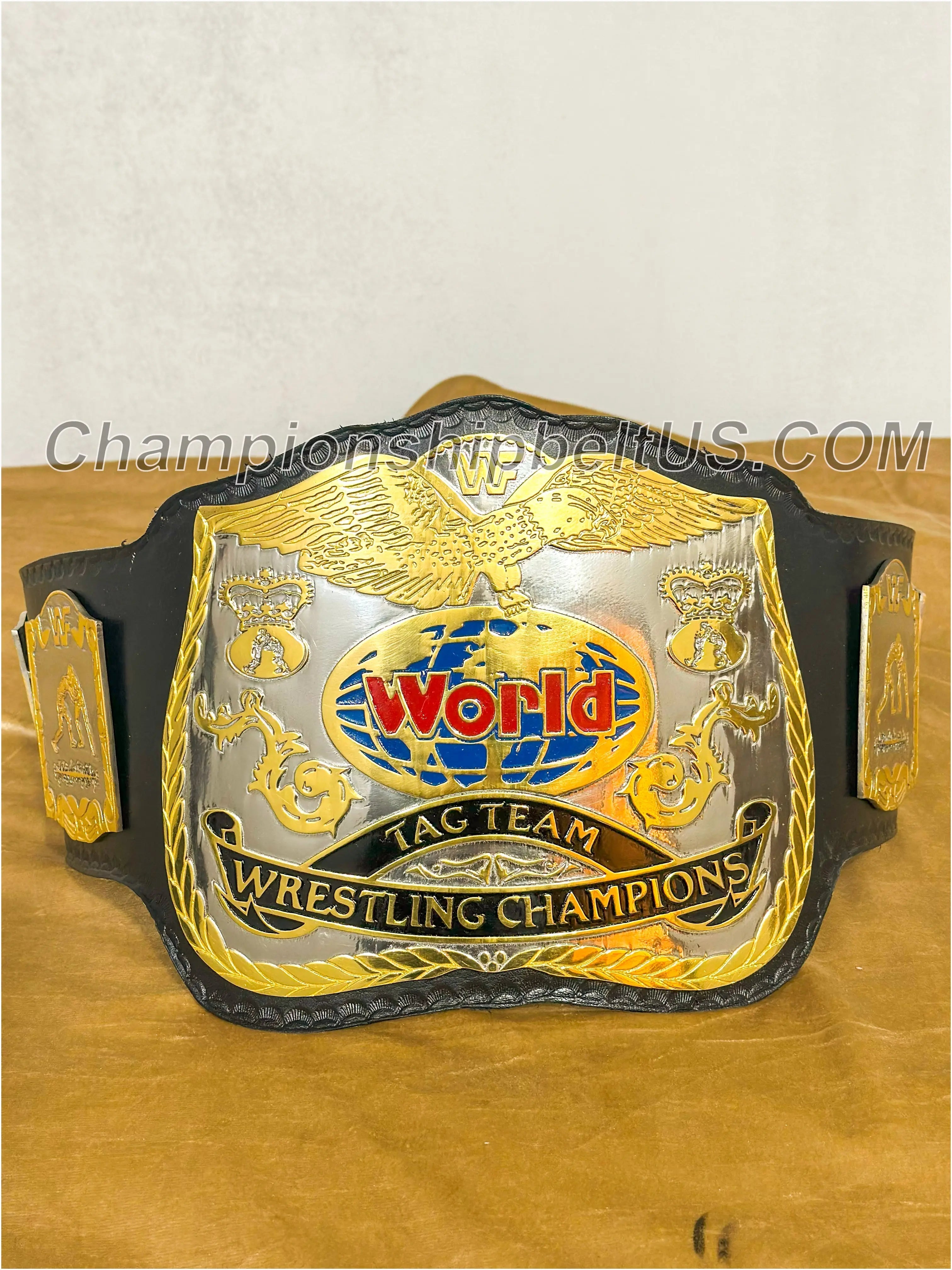 World Tag Team Wrestling Champion WWF Replica Title Belt ChampionshipBeltUS