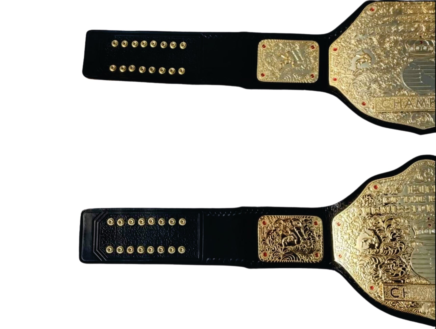 Big Gold King of the Island Submission Fighting Custom Custom Championship Wrestling Belt