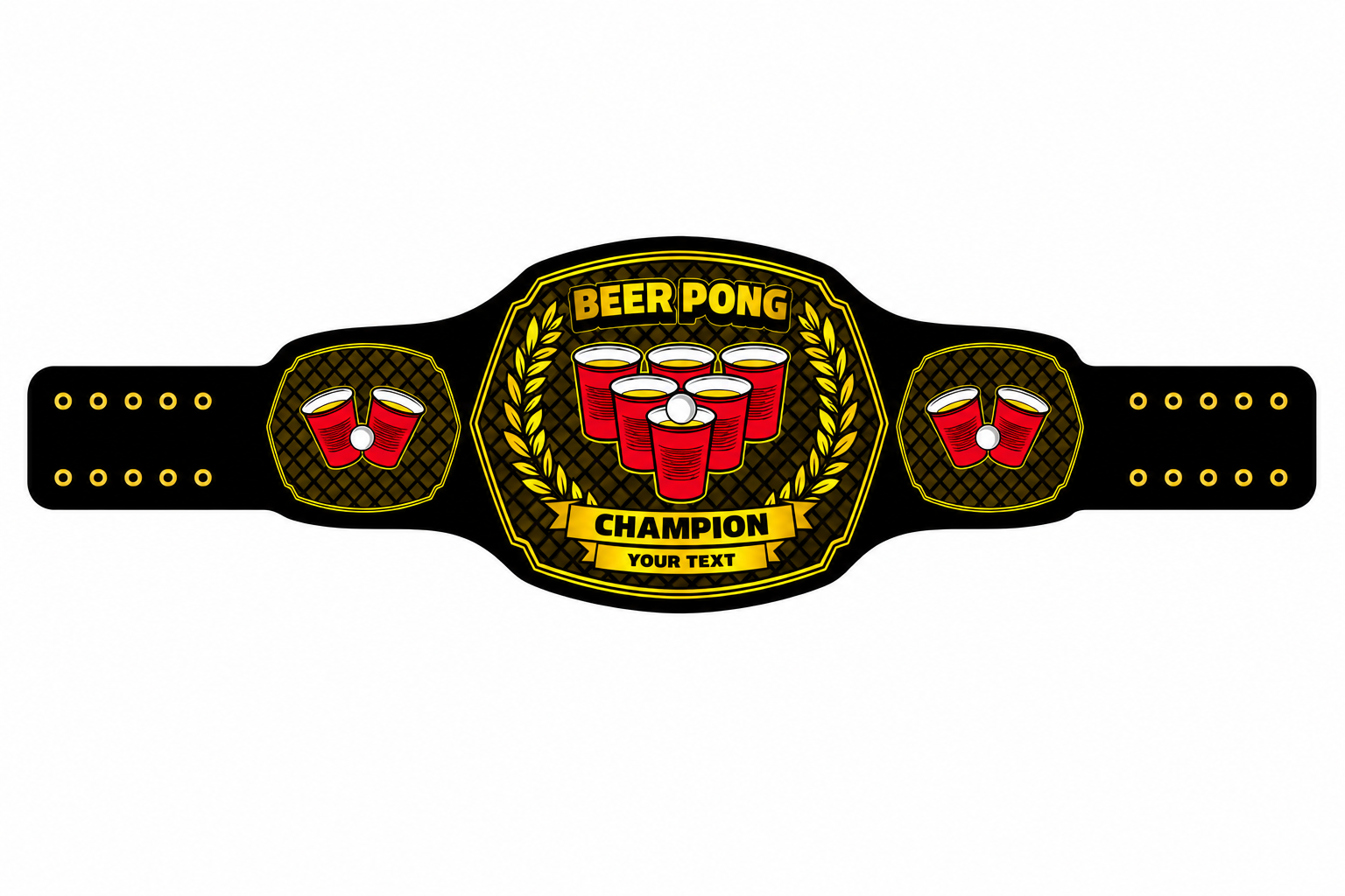 Beer Pong Championship Belt  Custom Party Title