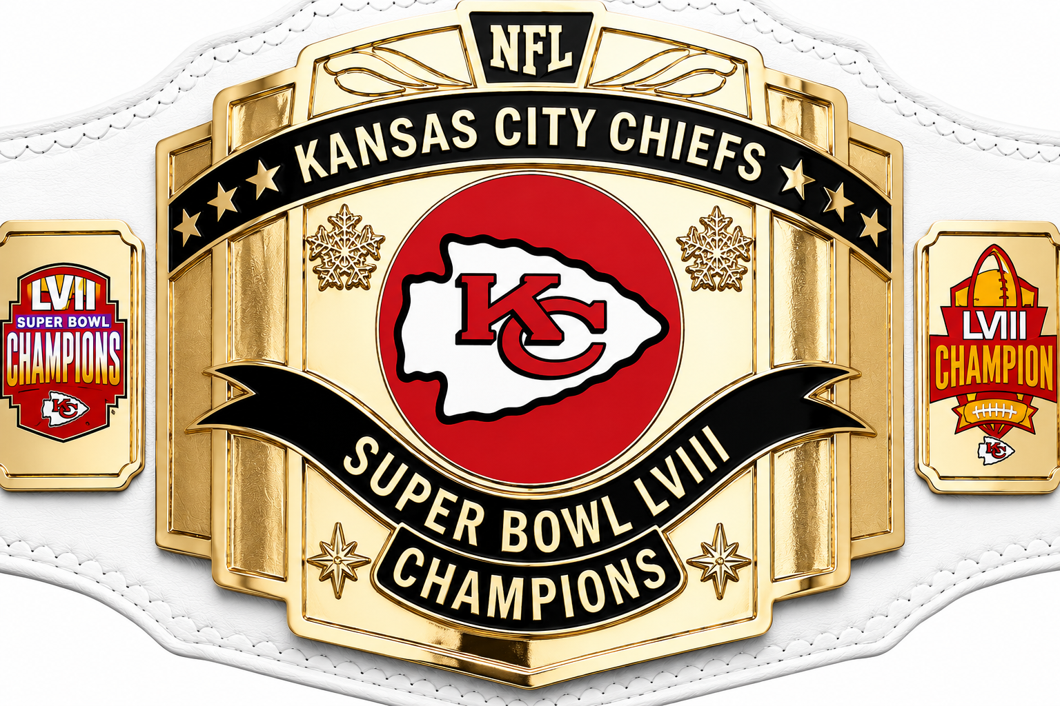 New Kansas City Chiefs Super Bowl LVIII Championship BeIt 2MM