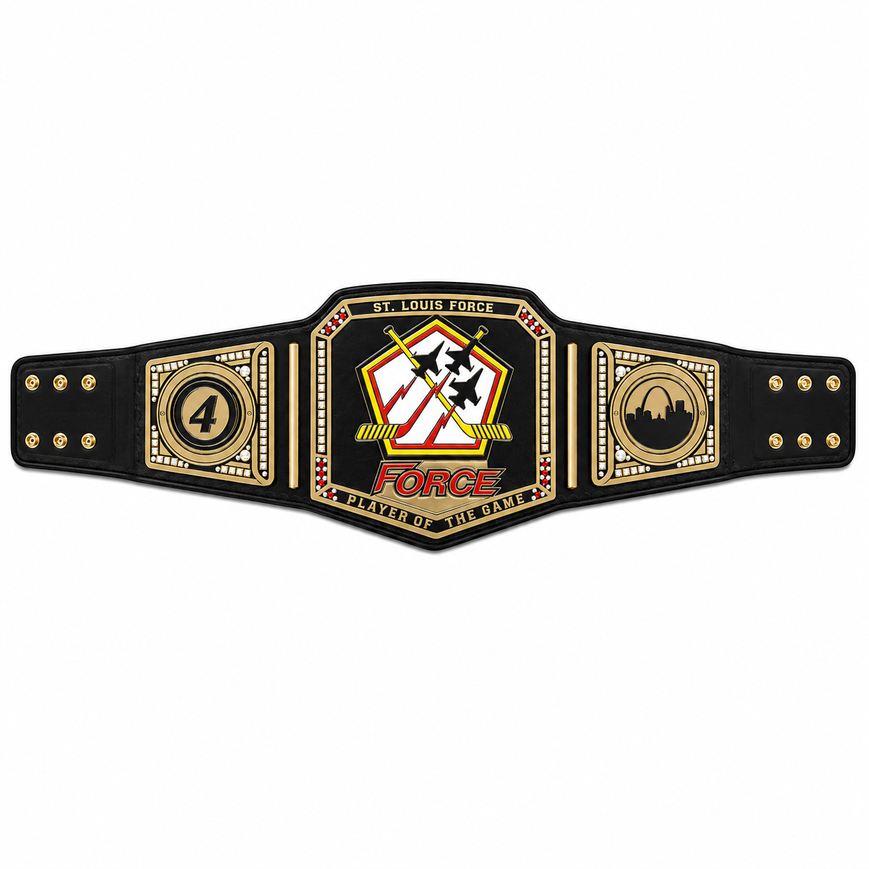 Custom SL Force Belt Create Championship Title With Your Design in Brasszinc
