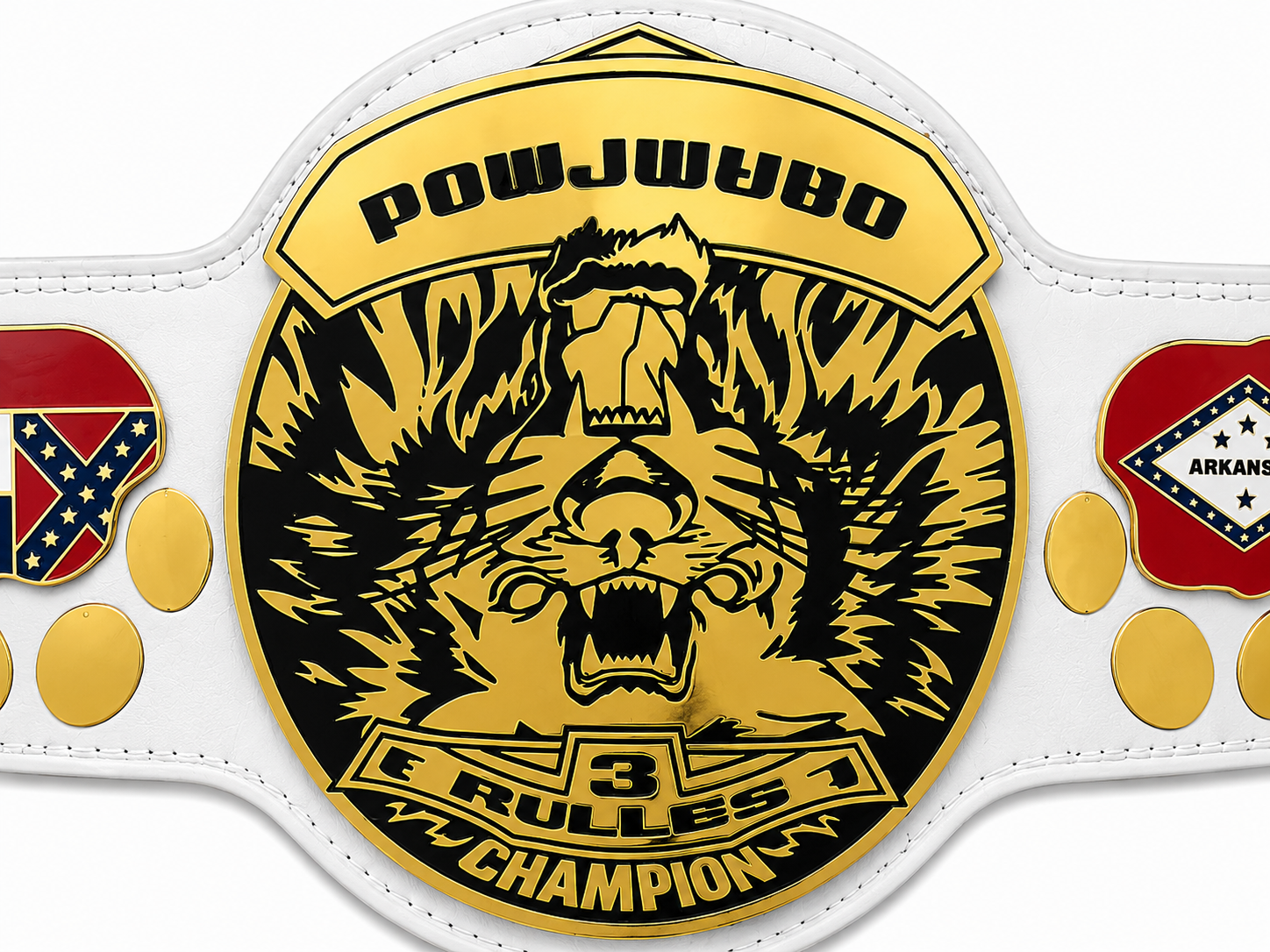 Legends Custom Wrestling Championship Title Belt Adult Size Brass Plated