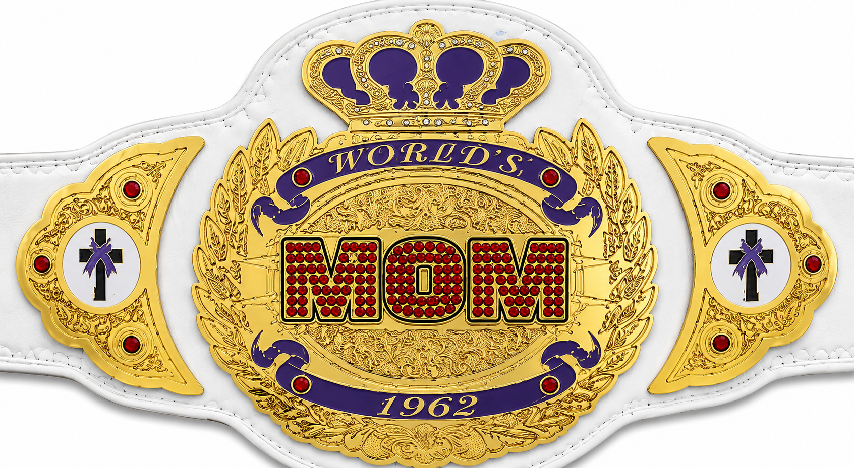 Mom Custom Championship Title Belt Brass Plated Best Gift For Mom
