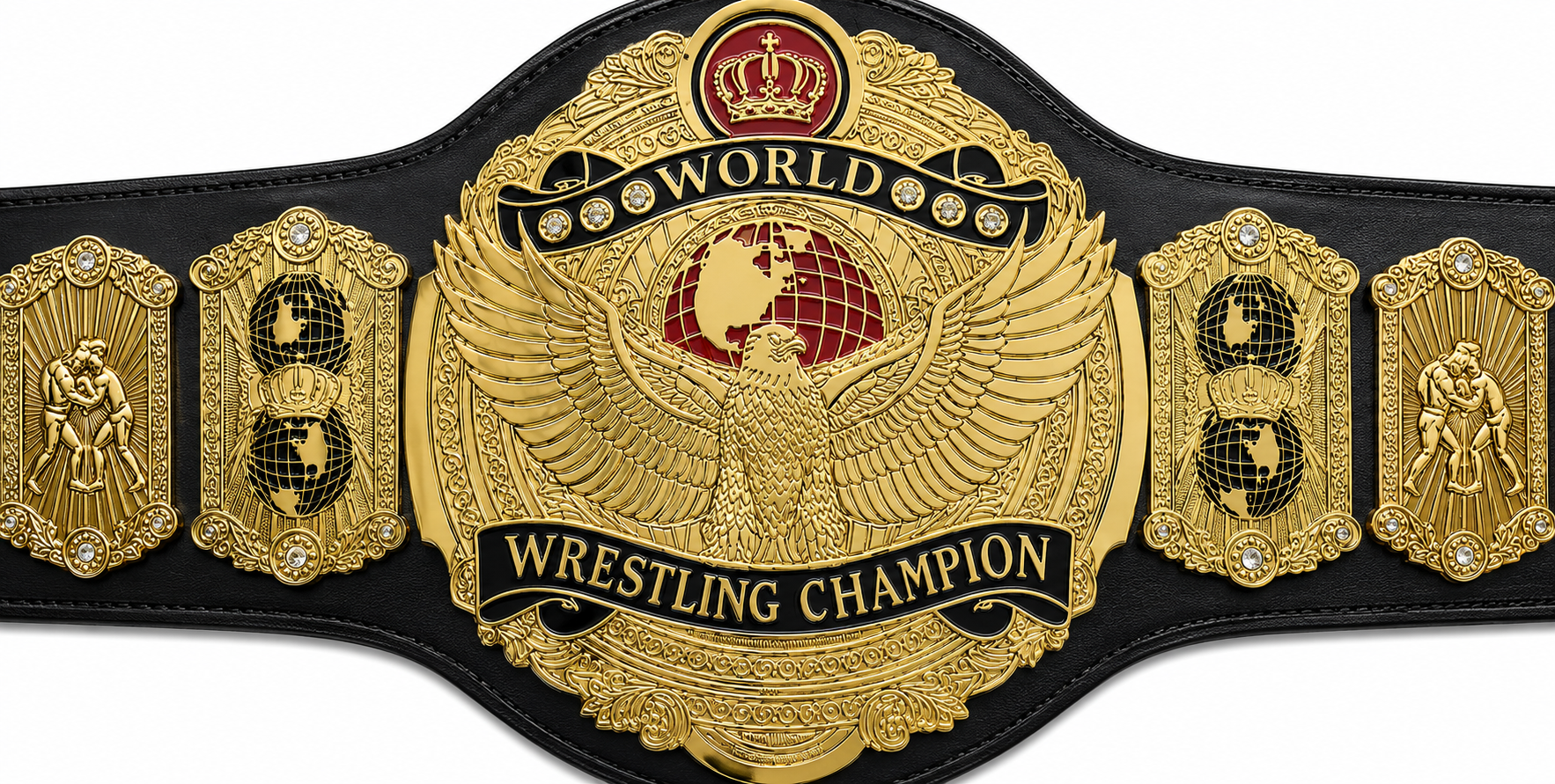 Customized World Heavyweight Wrestling Championship Replica Belt Title Brass