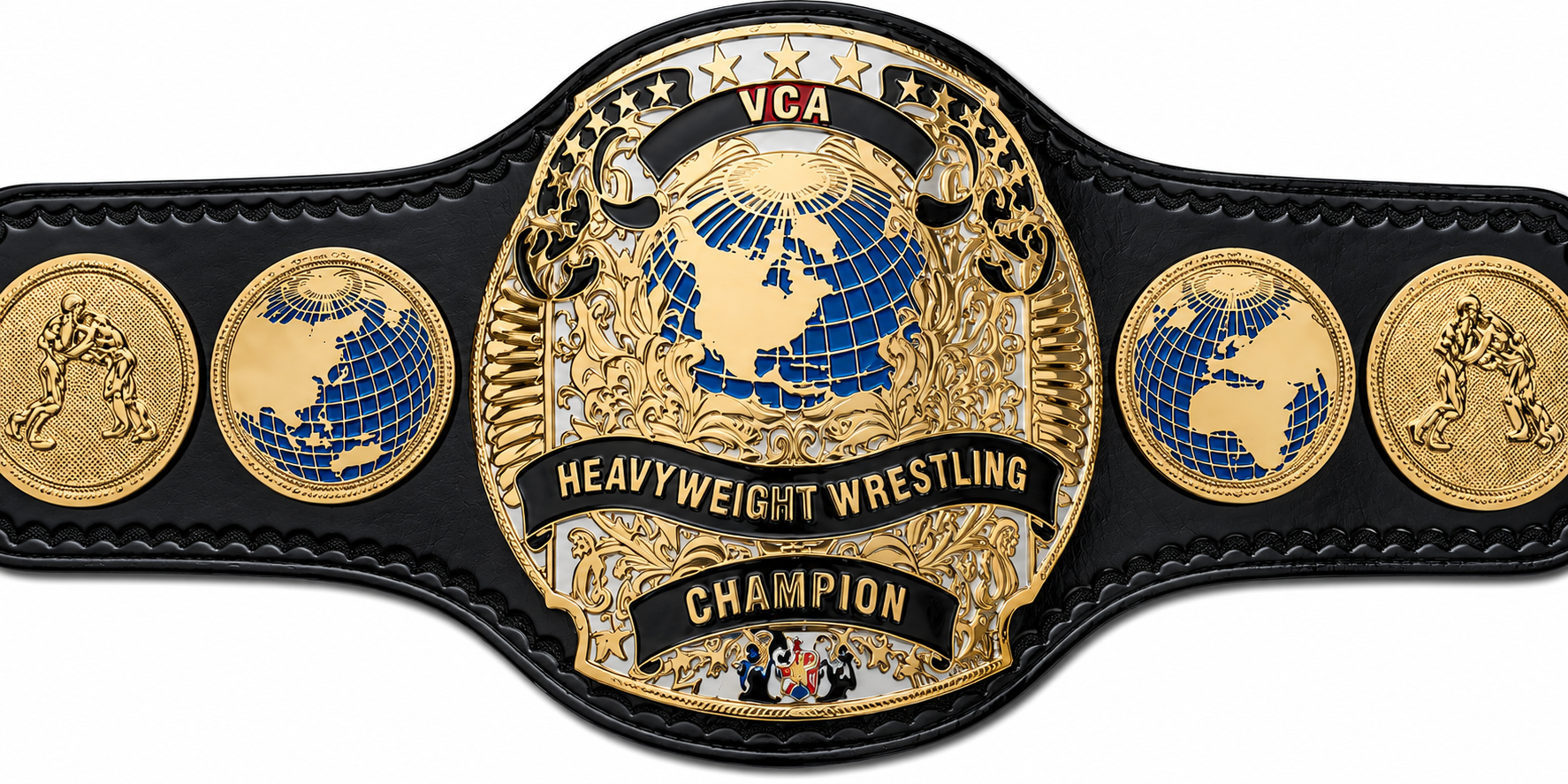 Customized World Heavyweight Wrestling Championship Title Belt