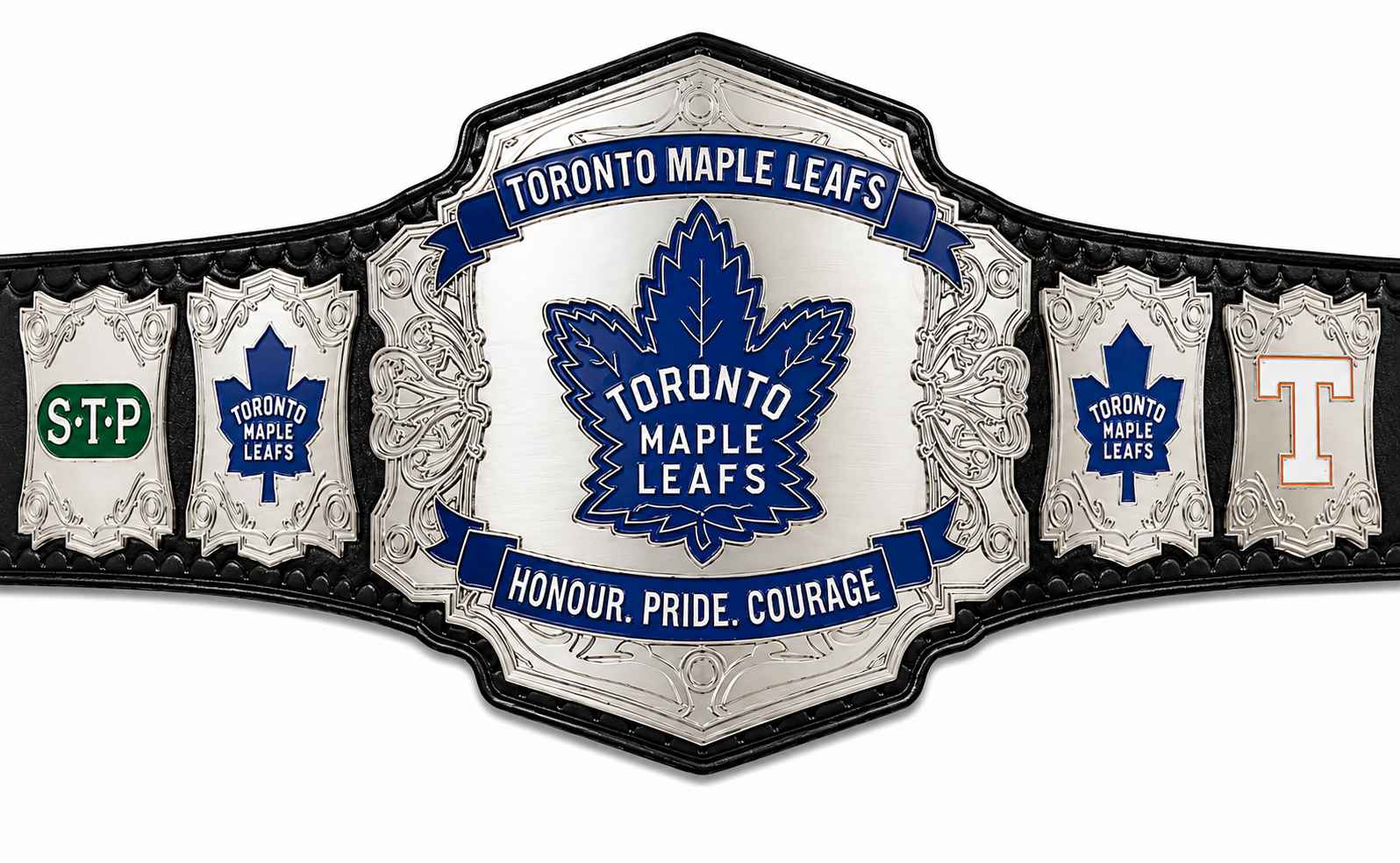Toronto Maple Leaf Ice Hockey Championship Title Belt Adult Size 2mm Brass