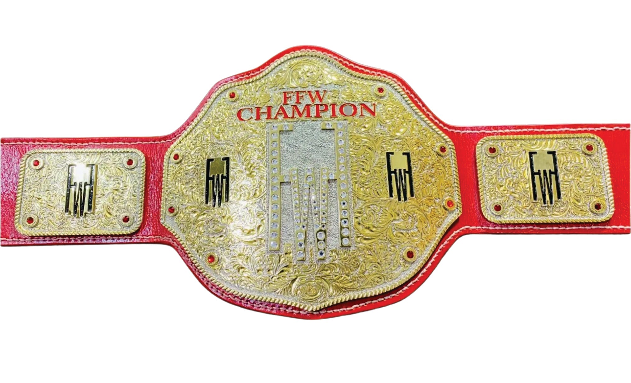 Custom FFW Pro Wrestling Championship Belt