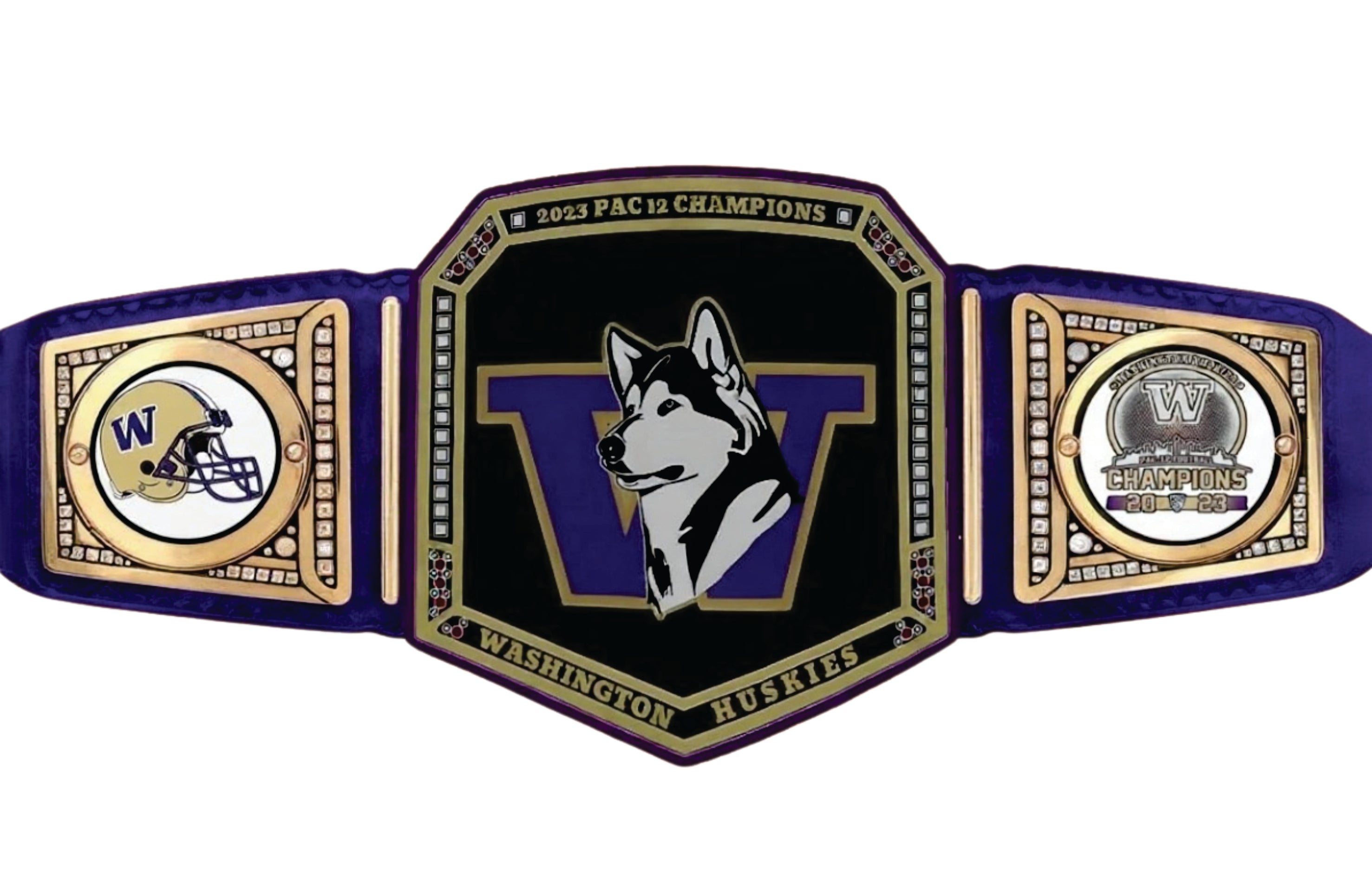 Washington Huskies 2023 PAC 12 Champion Championship Belt