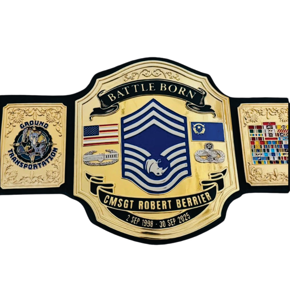 Battle Born CMSGT Robert Berrier Championship Belt