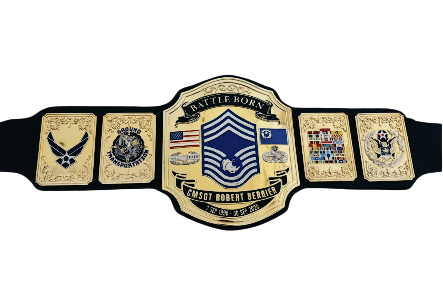 Battle Born CMSGT Robert Berrier Championship Belt